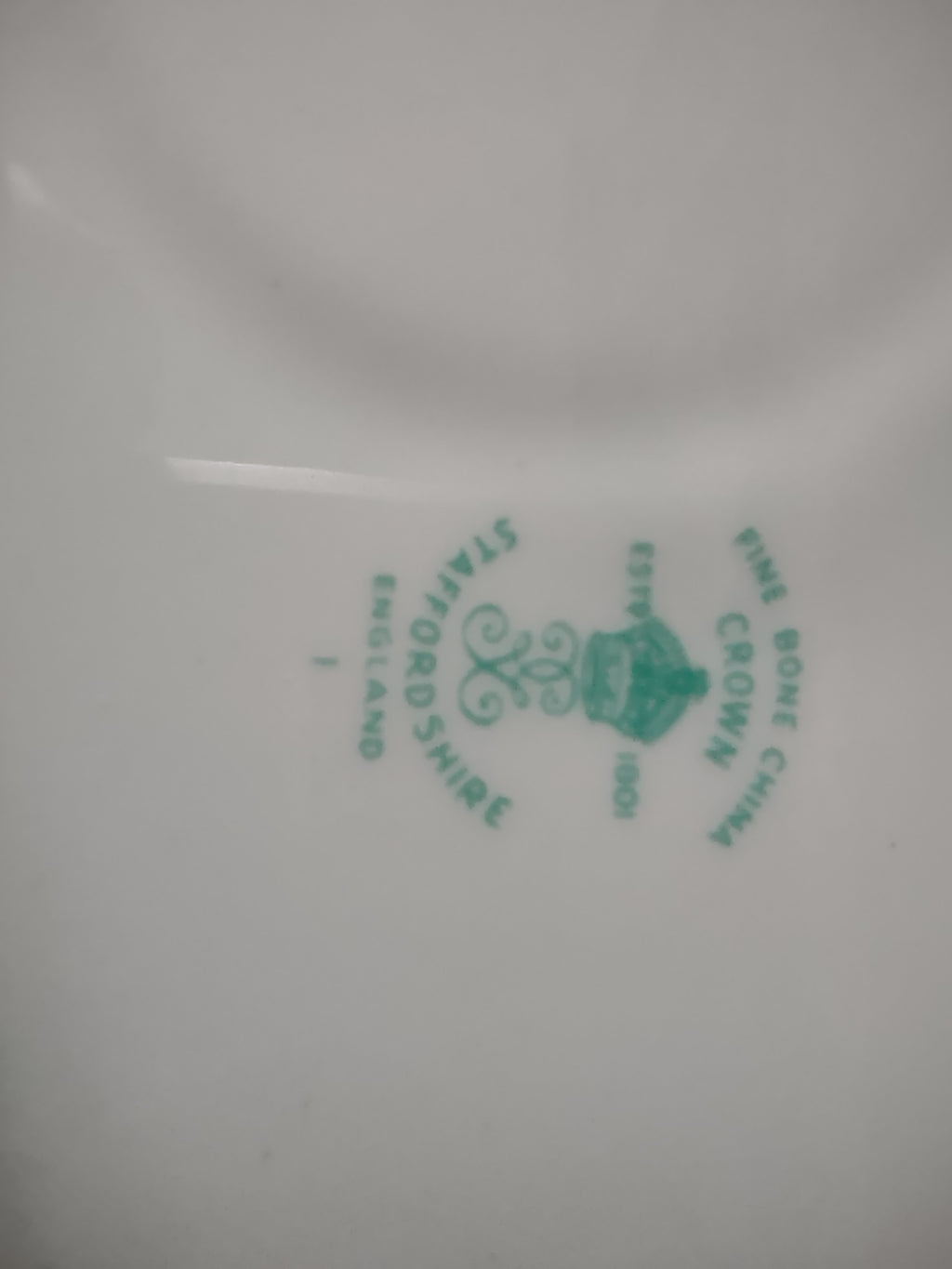 Vintage Staffordshire Butterfly Snack Plate No Cup Bone China England [6270]
