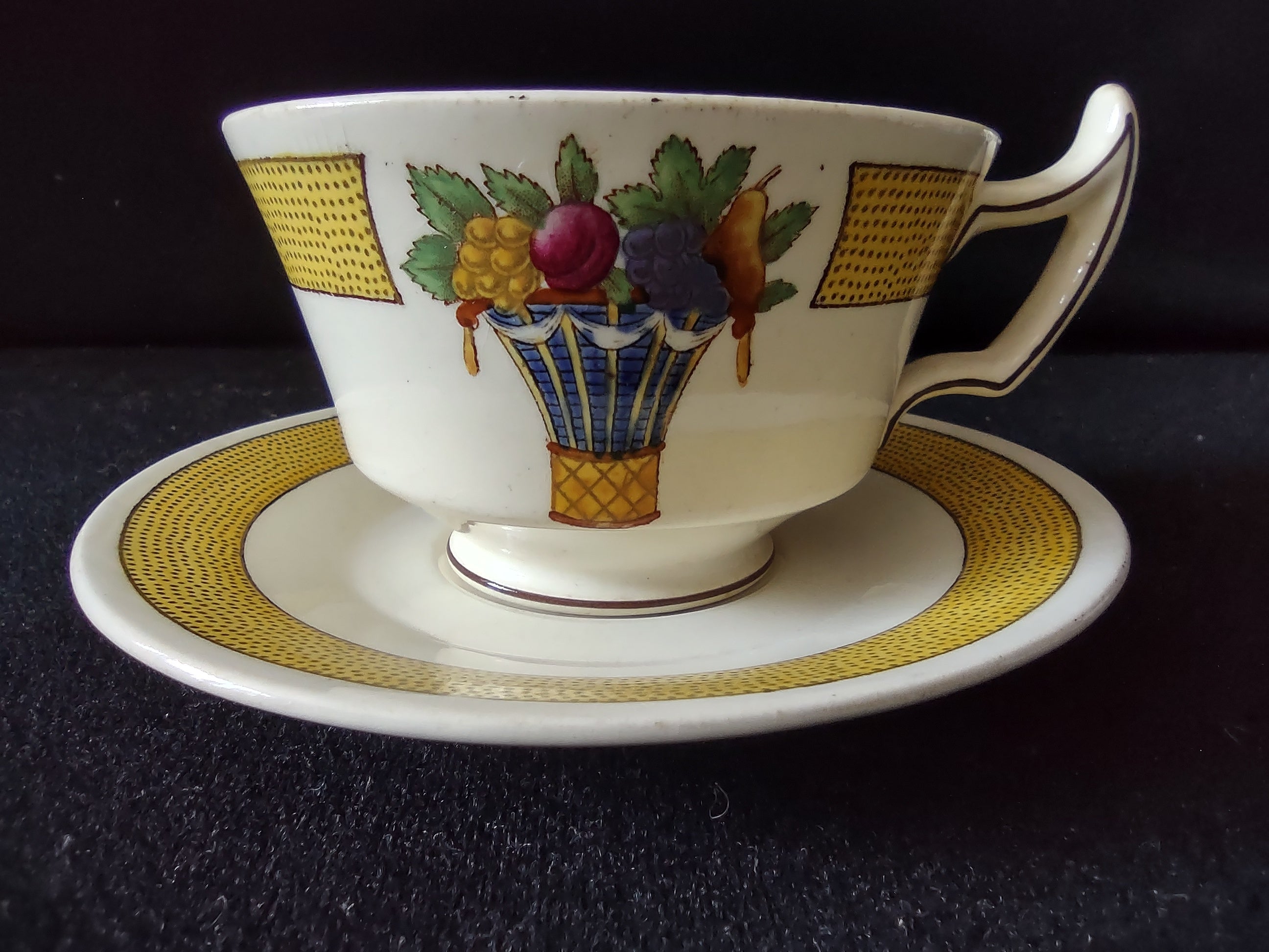 Vintage Wedgwood Directoire Demitasse Cup Saucer Set Etruria England [6274]