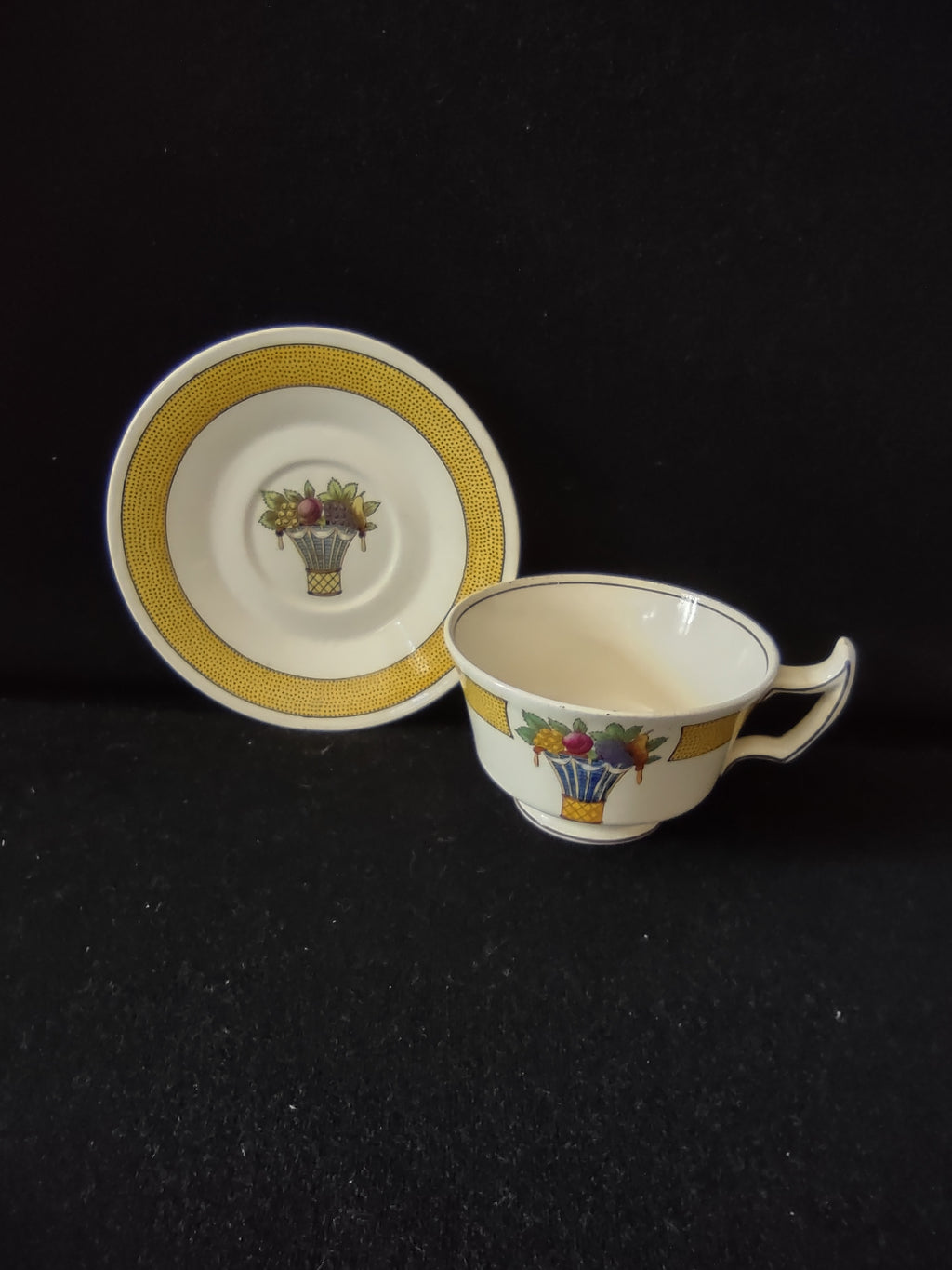 Vintage Wedgwood Directoire Demitasse Cup Saucer Set Etruria England [6274]