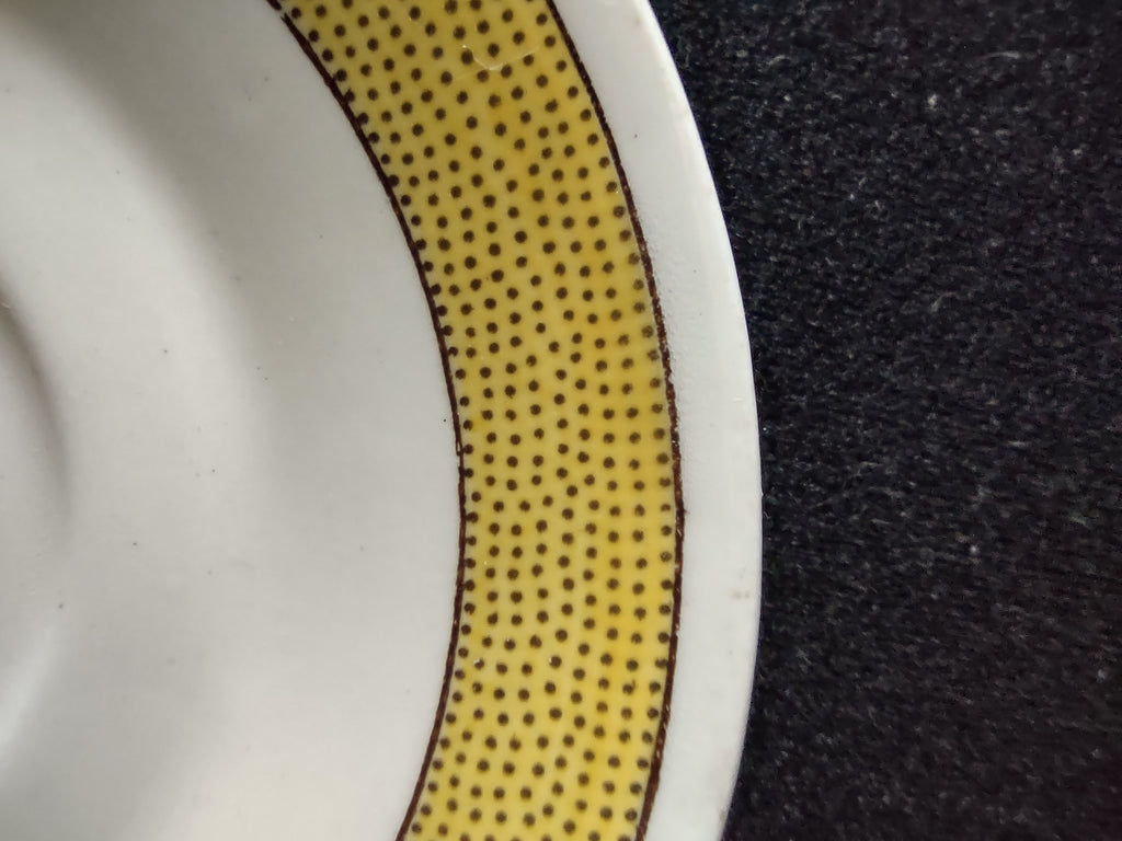 Vintage Wedgwood Directoire Demitasse Saucer Etruria England Fruit Basket [6275]