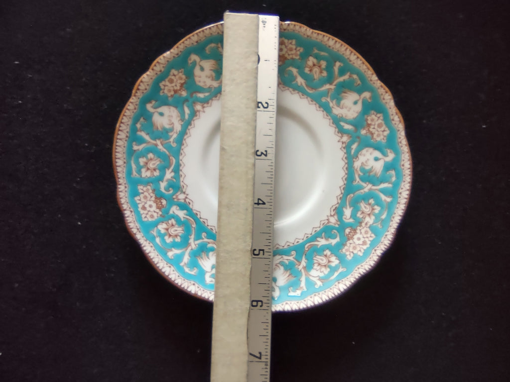 Vintage Staffordshire Ellesmere Bouillon Cup Saucer Bone China England [6276]