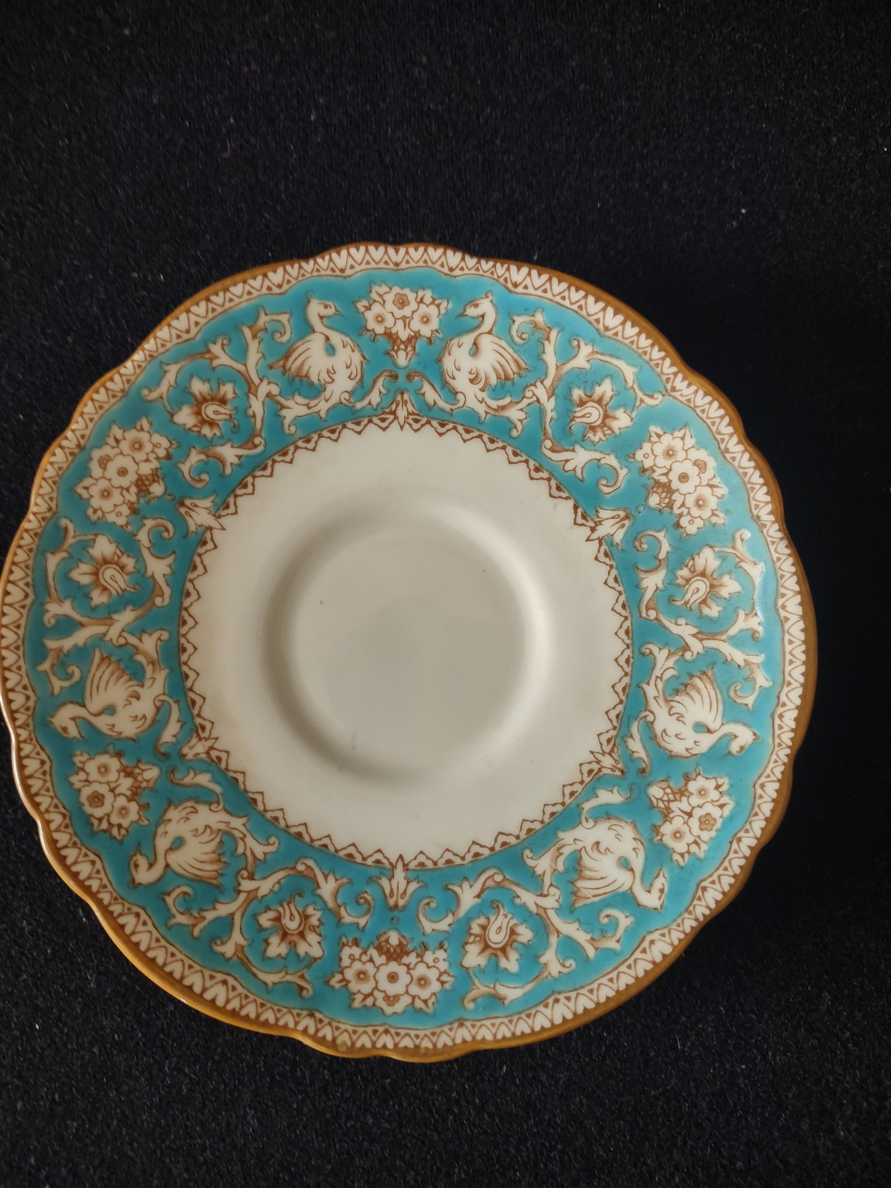 Vintage Crown Staffordshire Ellesmere Saucer Bone China England [6279]