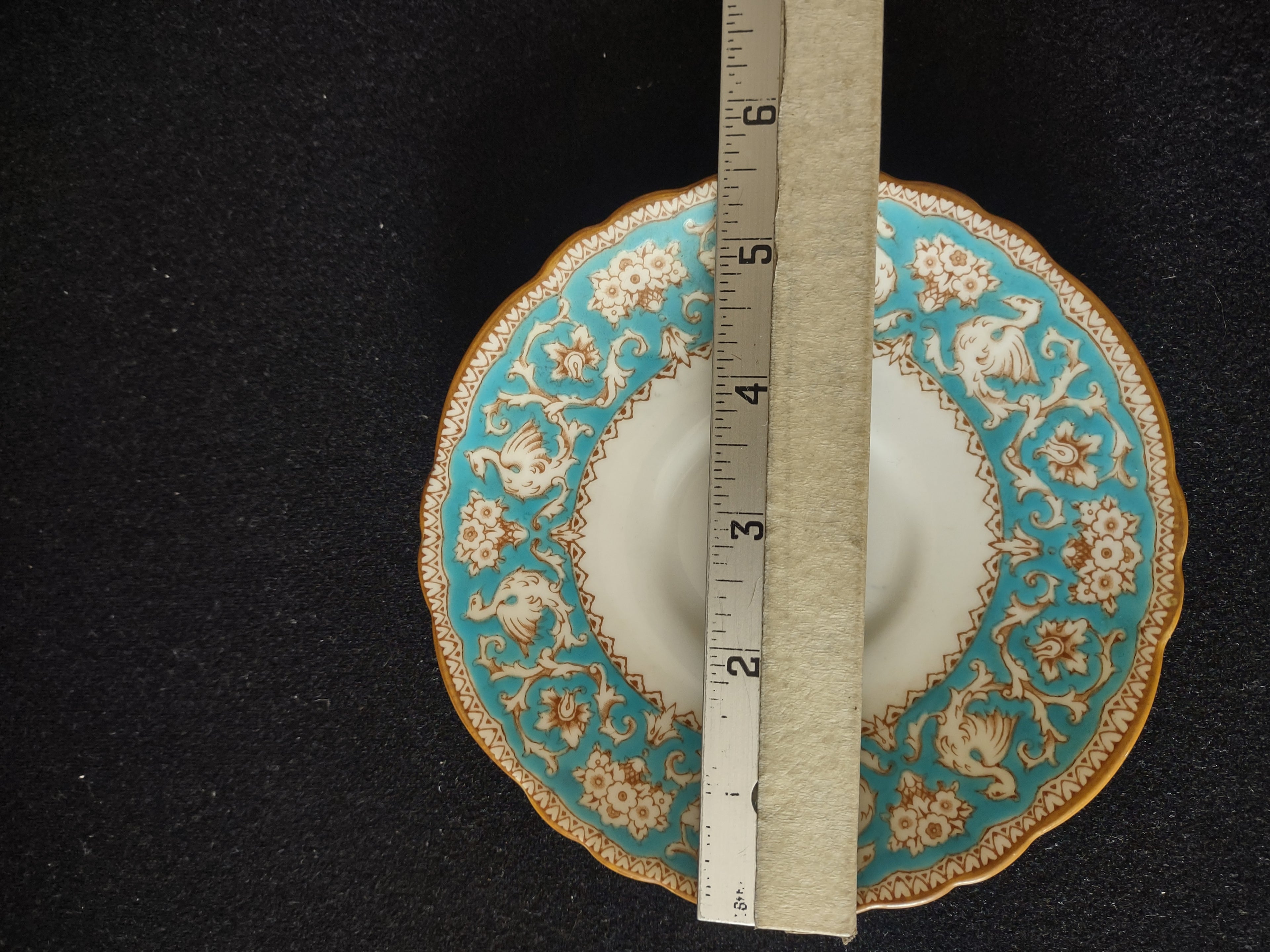 Vintage Crown Staffordshire Ellesmere Saucer Bone China England [6279]