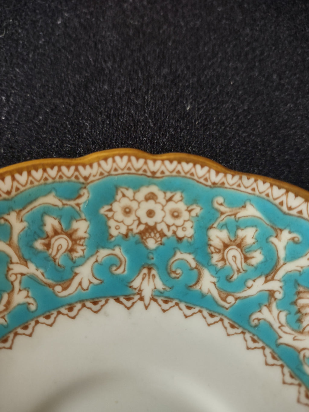 Vintage Crown Staffordshire Ellesmere Saucer Bone China England [6279]