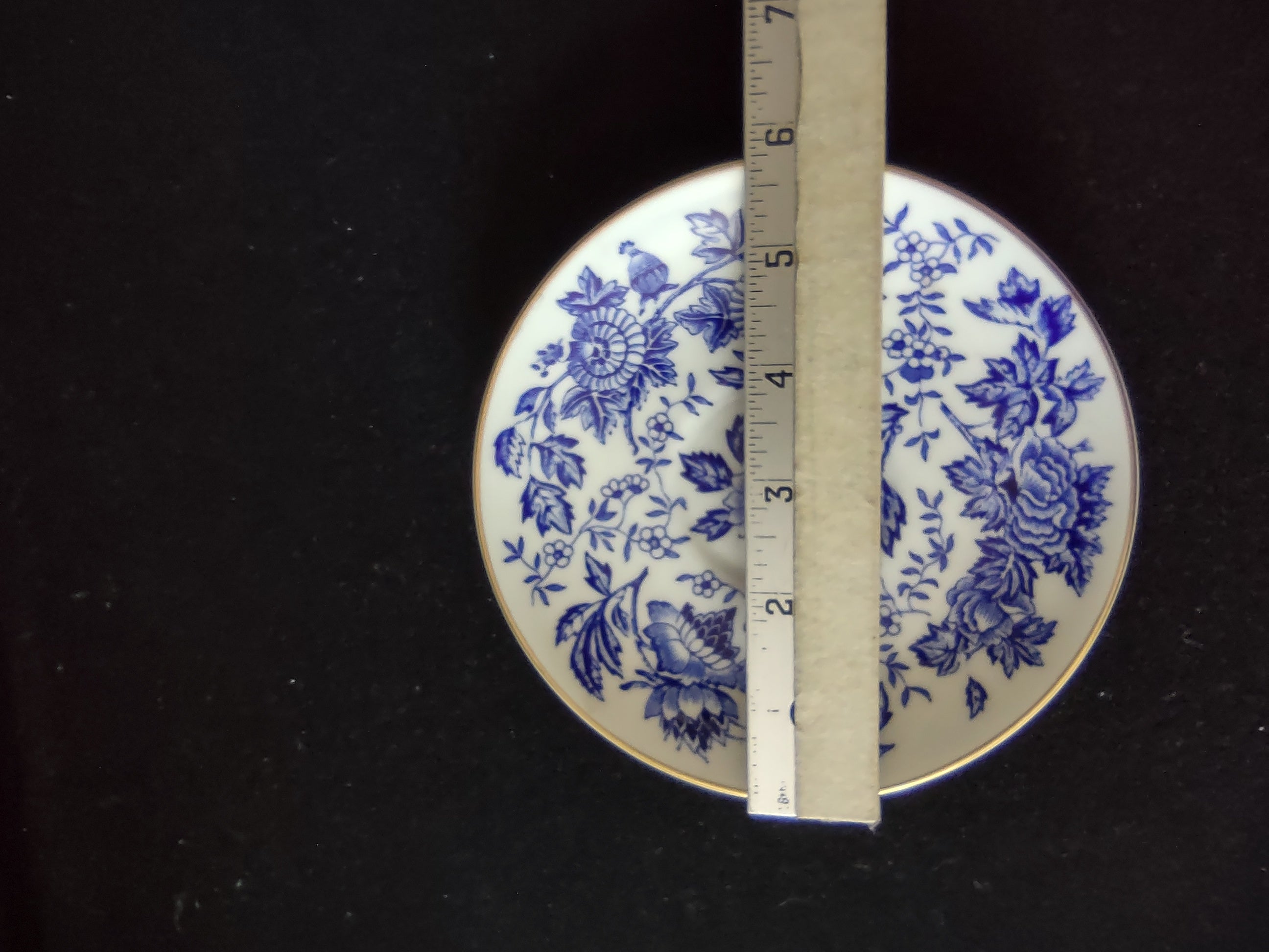 Vintage Wedgwood Avon Blue Cup Saucer Set Bone China England [6280]