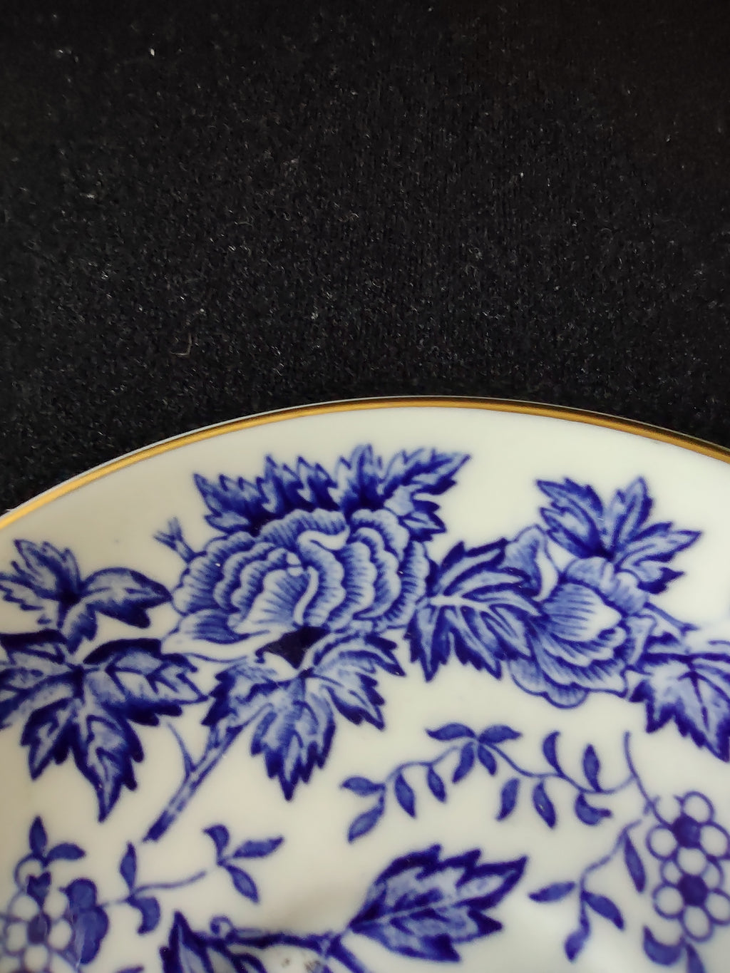 Vintage Wedgwood Avon Blue Cup Saucer Set Bone China England [6280]