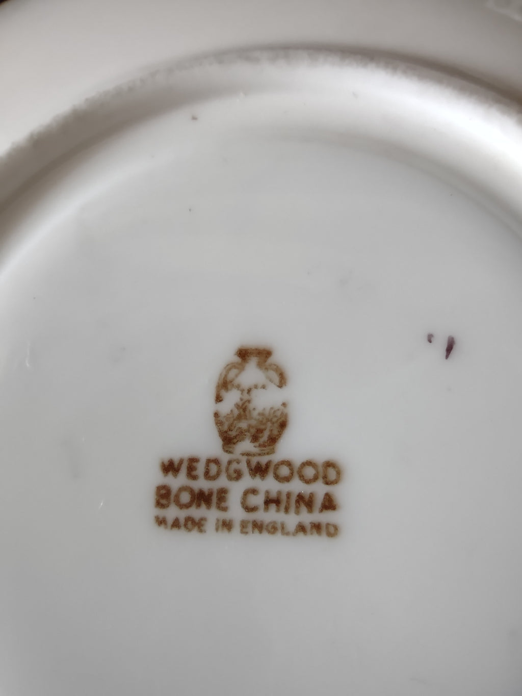 Vintage Wedgwood Avon Blue Cup Saucer Set Bone China England [6280]