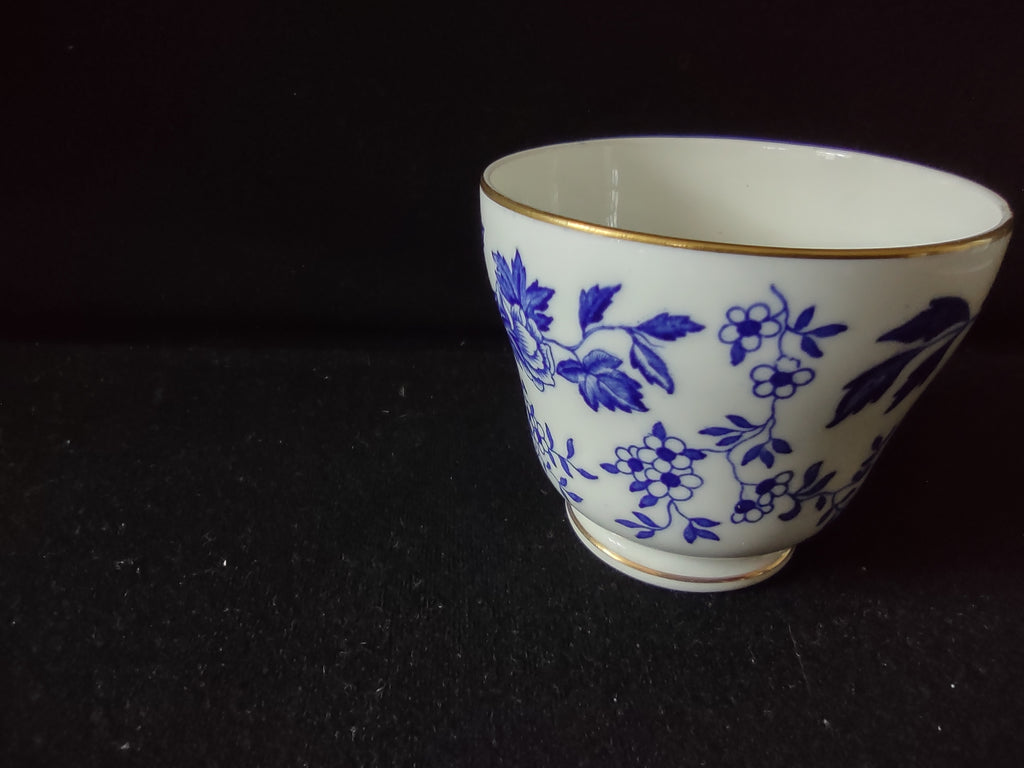 Vintage Wedgwood Avon Blue Cup Saucer Set Bone China England [6280]