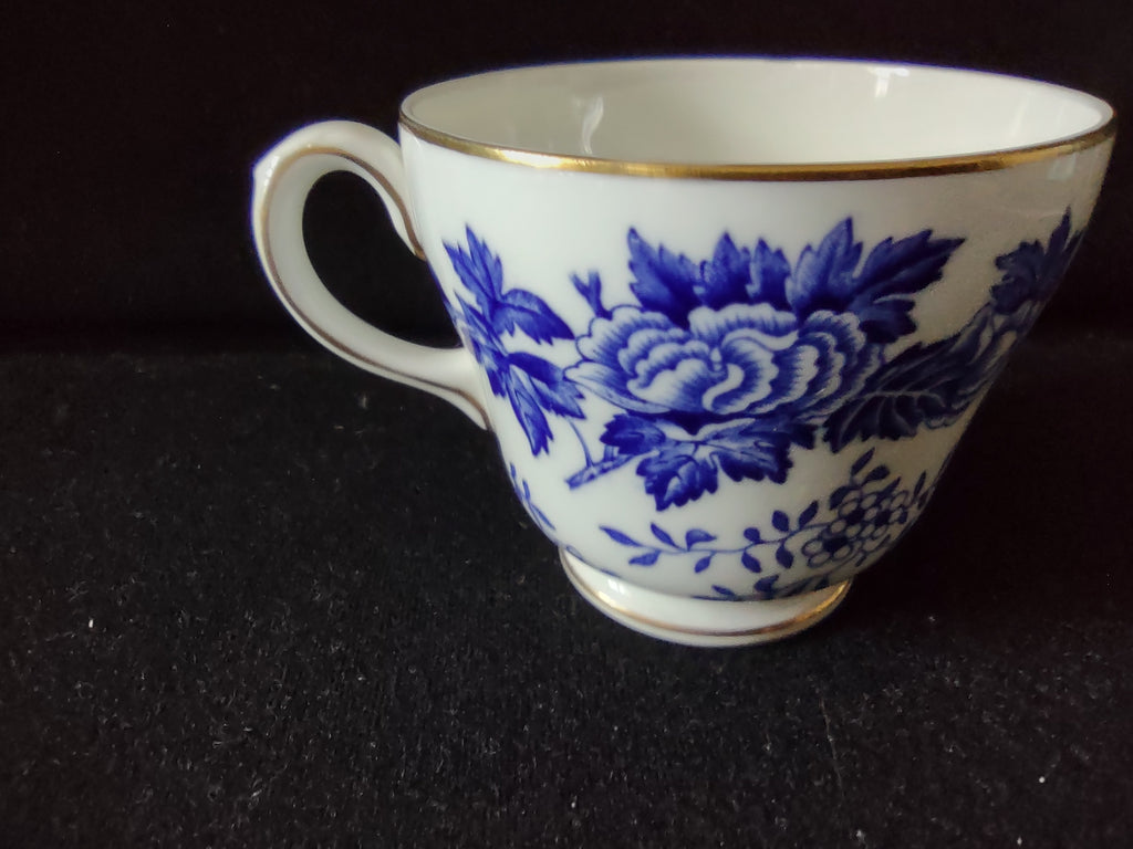 Vintage Wedgwood Avon Blue Cup Saucer Set Bone China England [6280]