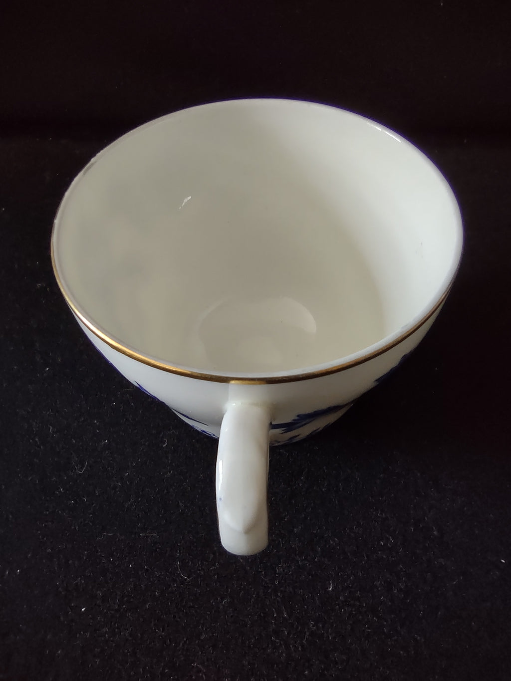 Vintage Wedgwood Avon Blue Cup Saucer Set Bone China England [6280]