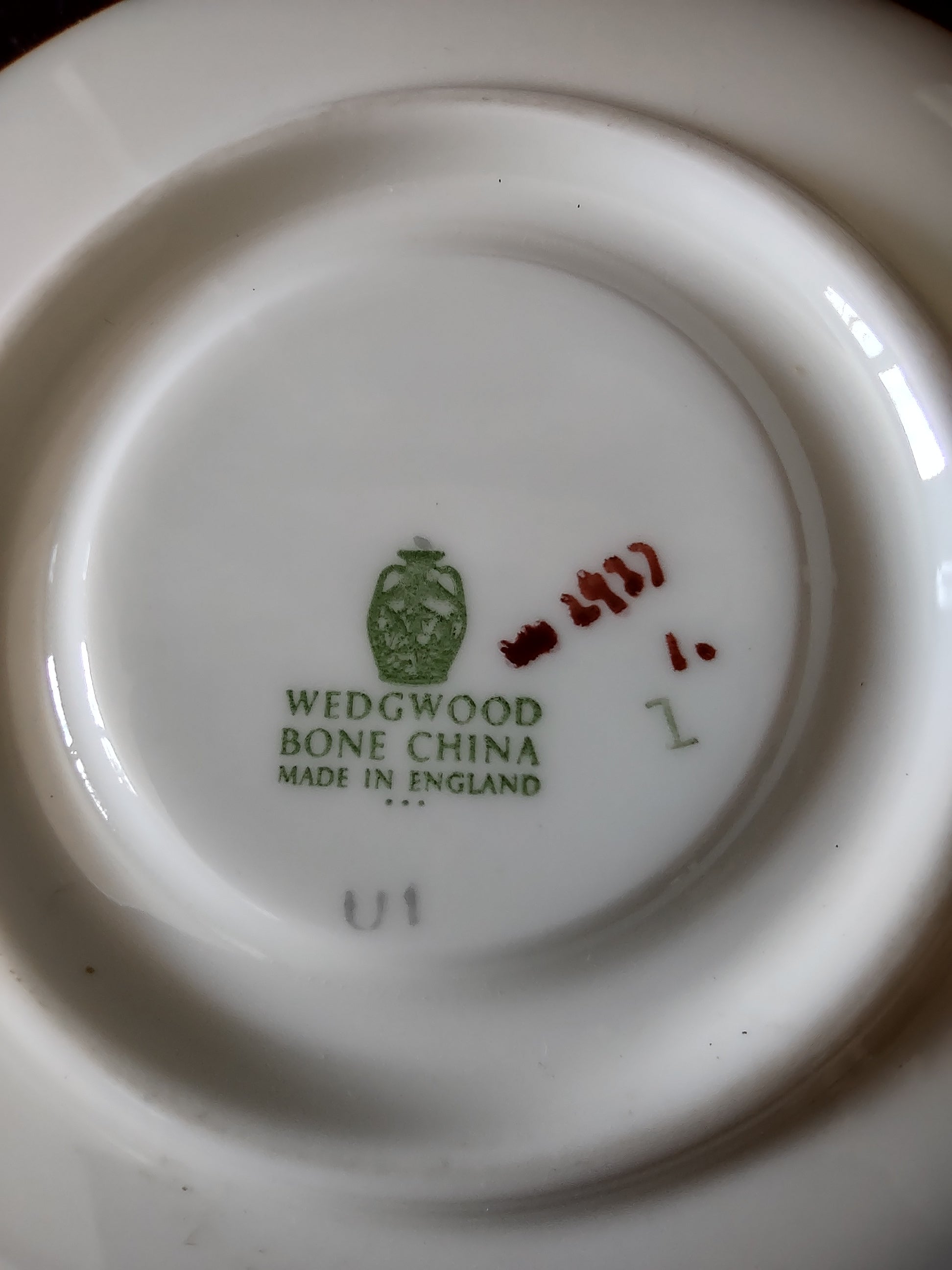 Vintage Wedgwood Josephine Demitasse Cup Saucer Bone China Set England [6281]