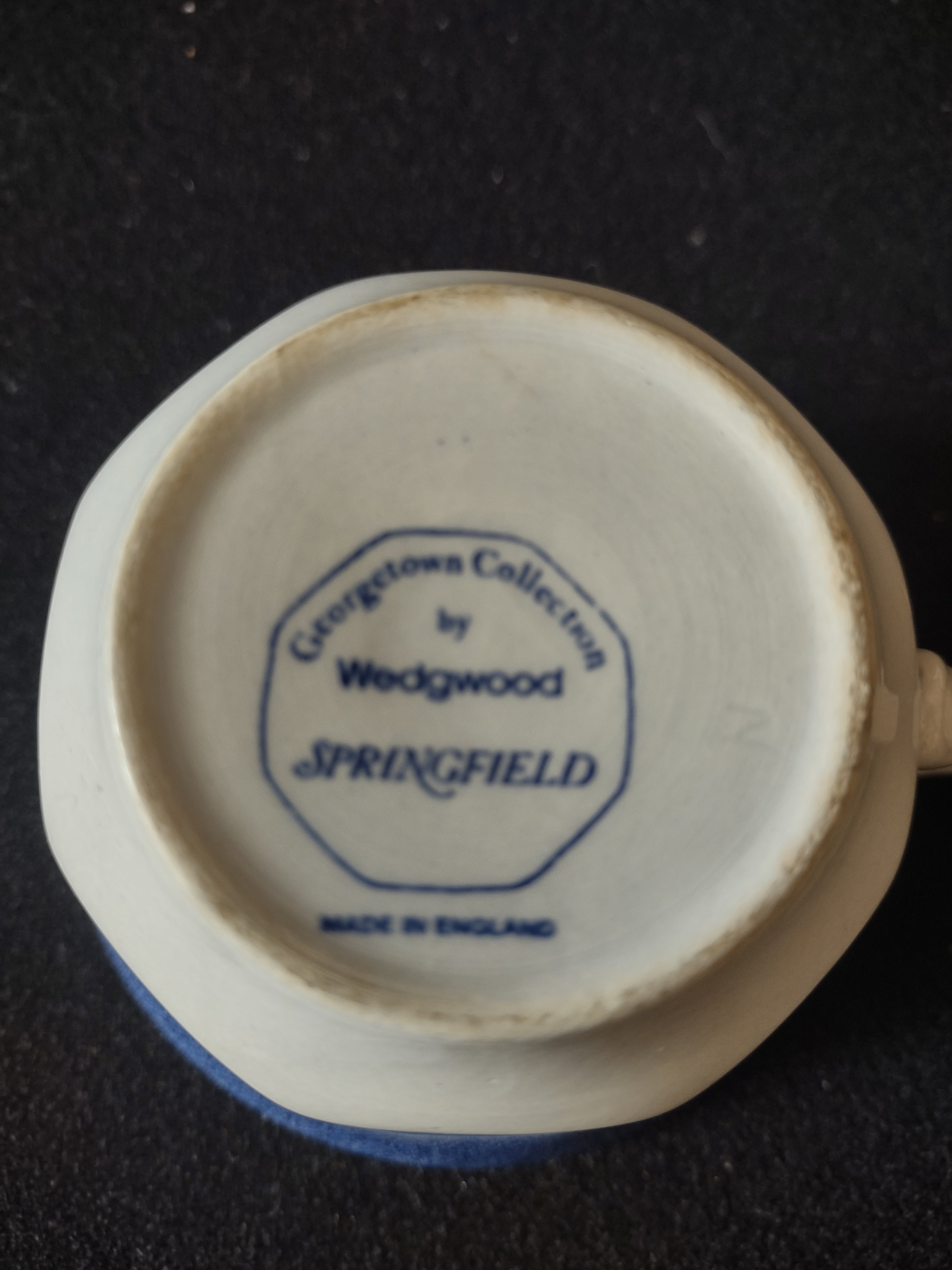 Vintage Wedgwood Georgetown Springfield Teacup Bone China England [6282]