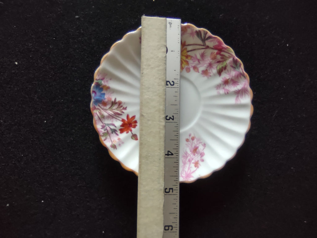 Vintage Spode Chelsea Garden Demitasse Cup Saucer Bone China England [6283]