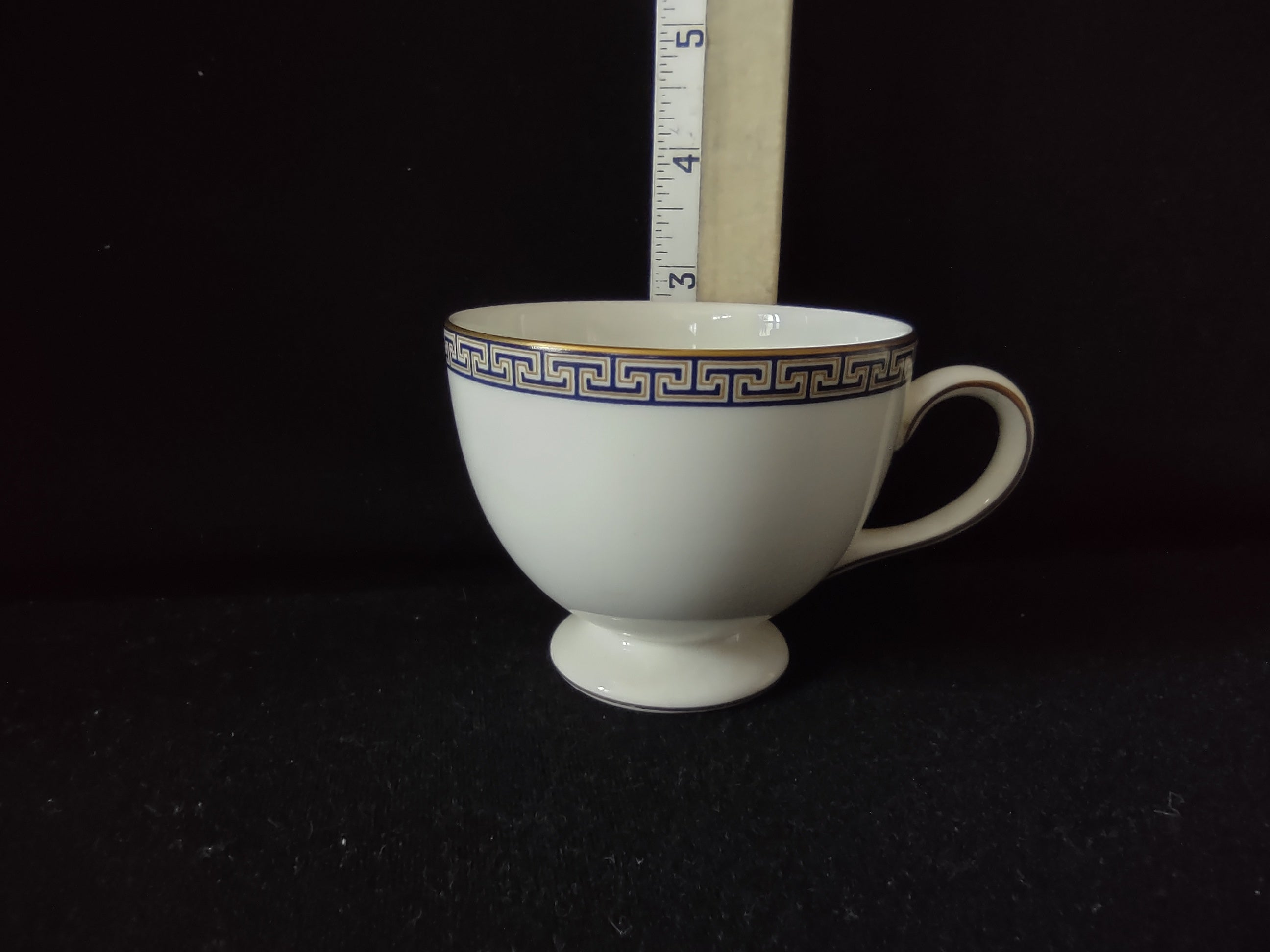 Vintage Wedgwood Palatia Cobalt Blue Teacup Bone China England [6287]