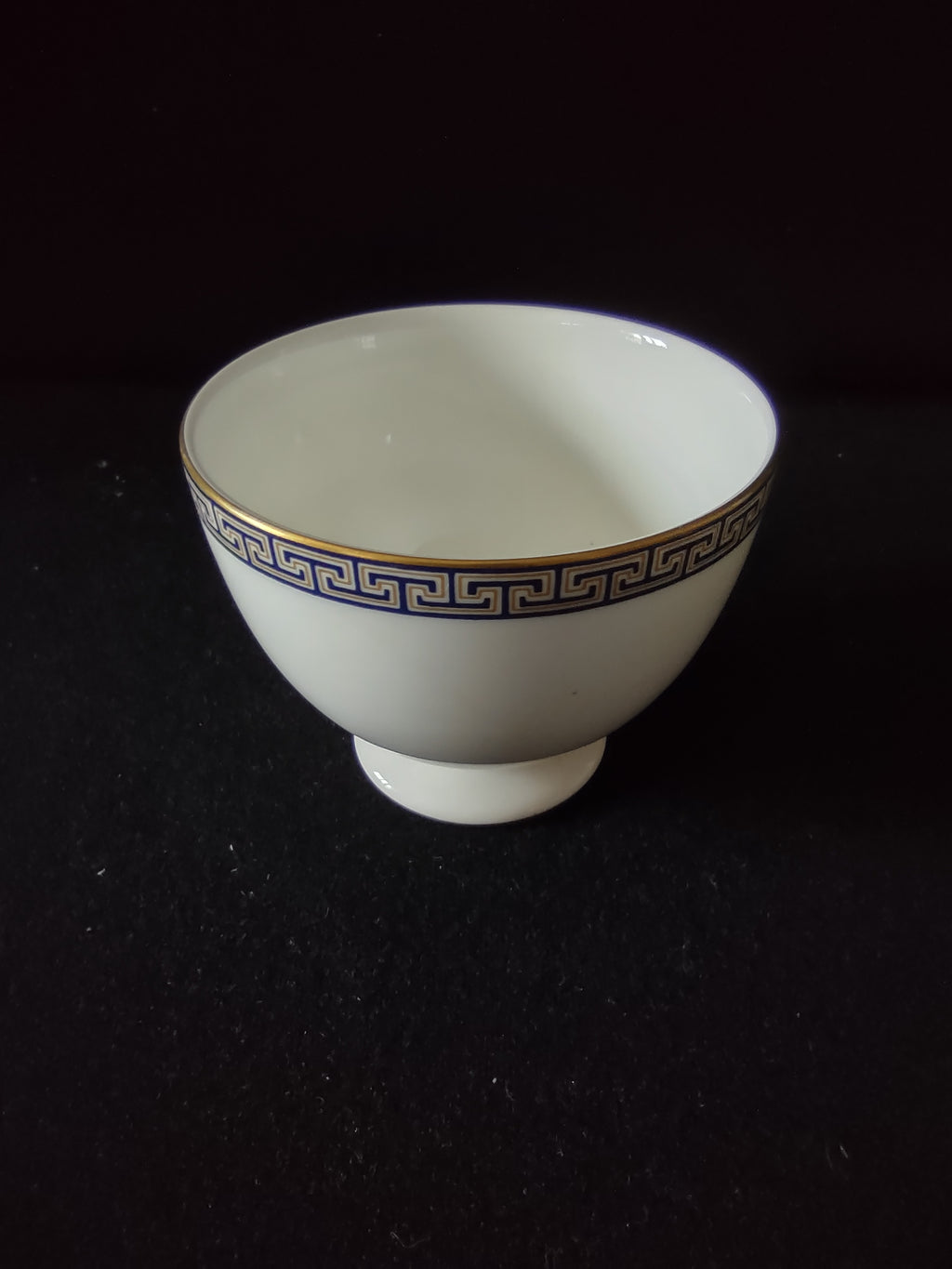 Vintage Wedgwood Palatia Cobalt Blue Teacup Bone China England [6287]