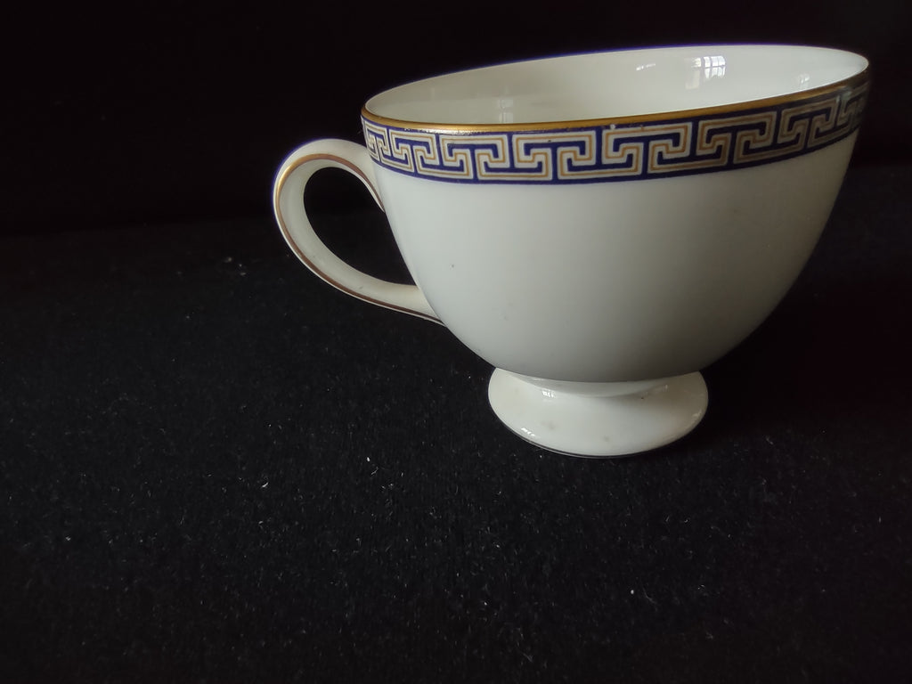 Vintage Wedgwood Palatia Cobalt Blue Teacup Bone China England [6287]