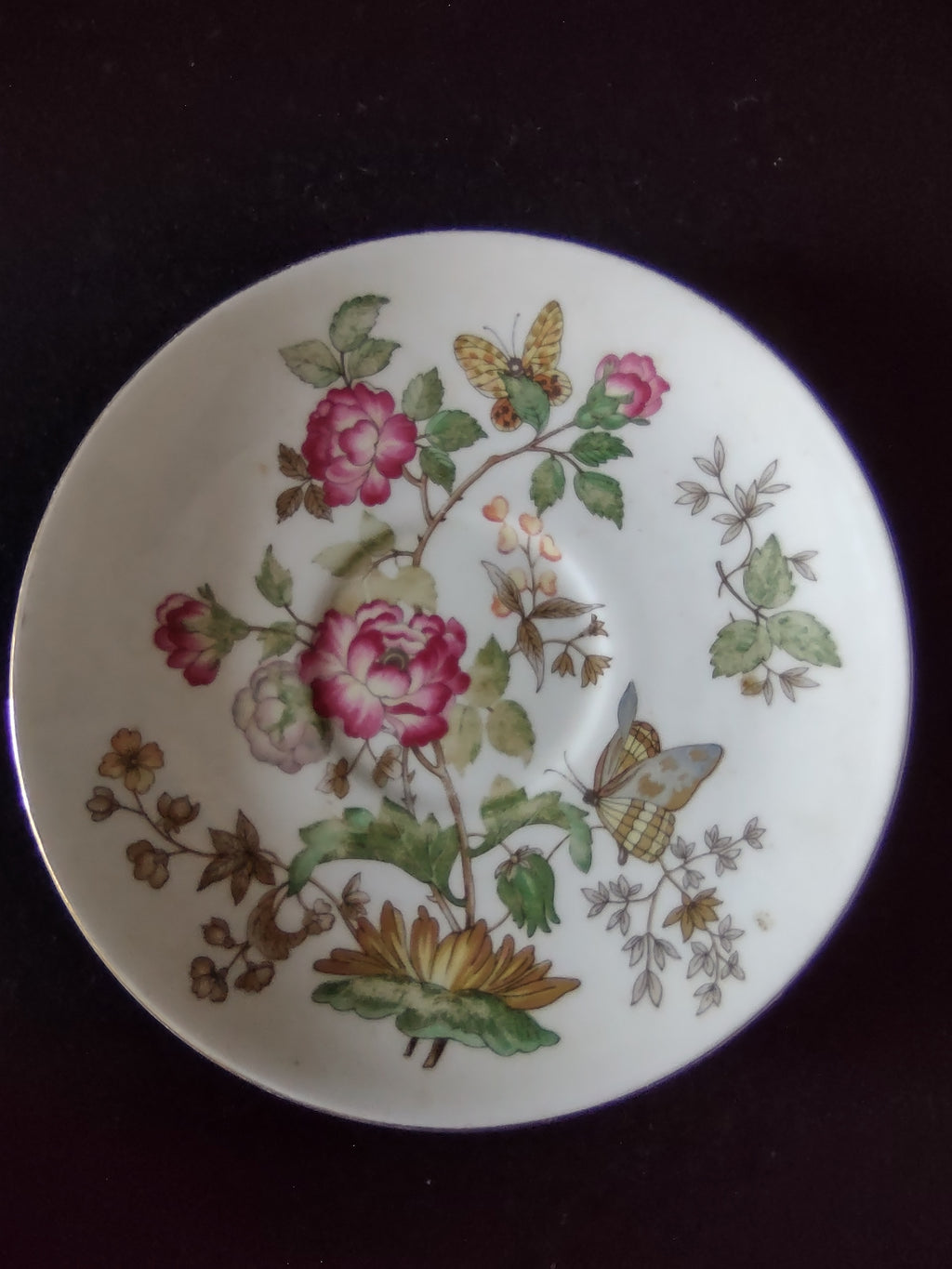 Vintage Wedgwood Charnwood Teacup Saucer Bone China England Pair [6288]