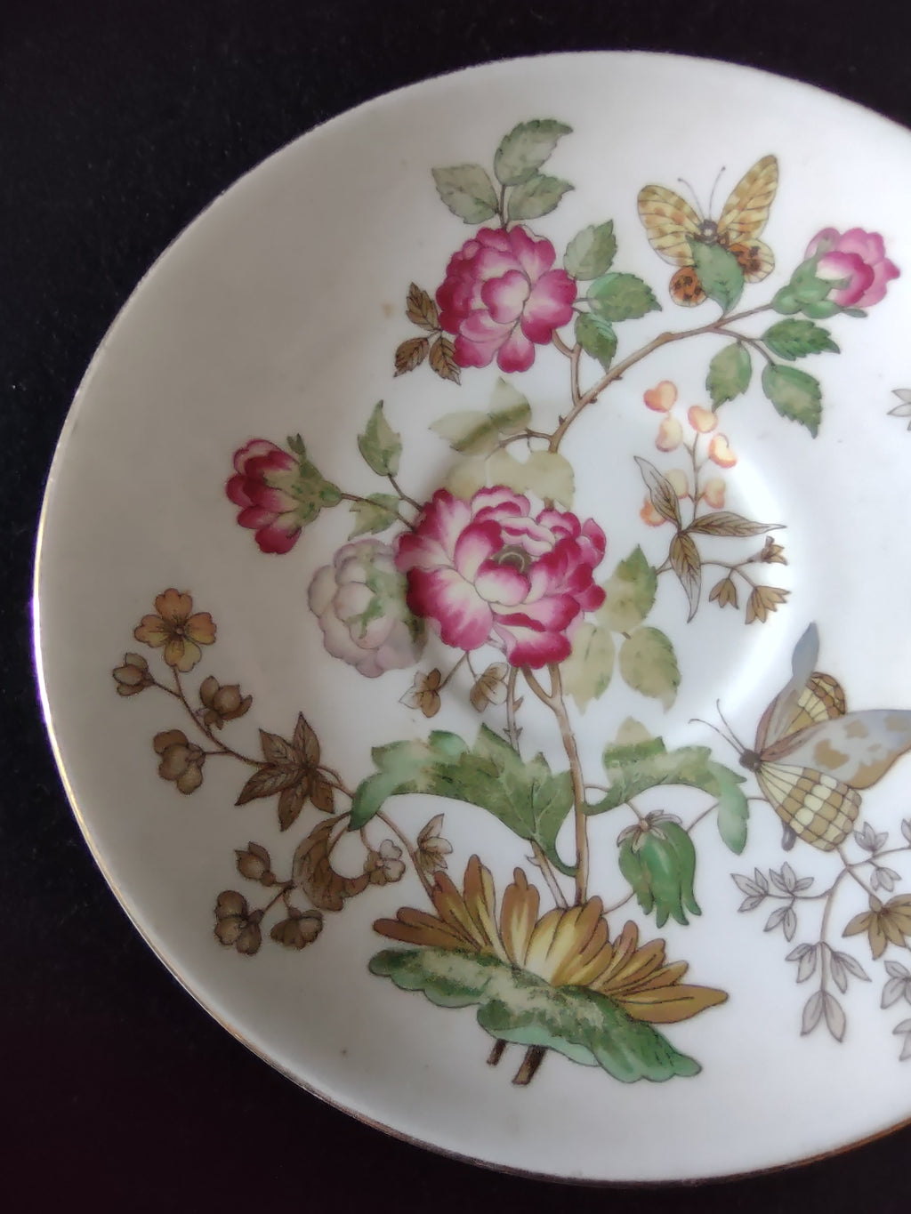 Vintage Wedgwood Charnwood Teacup Saucer Bone China England Pair [6288]
