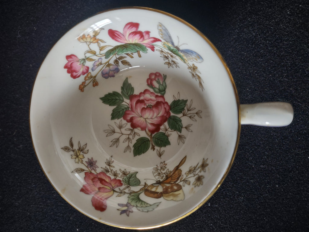 Vintage Wedgwood Charnwood Teacup Saucer Bone China England Pair [6288]