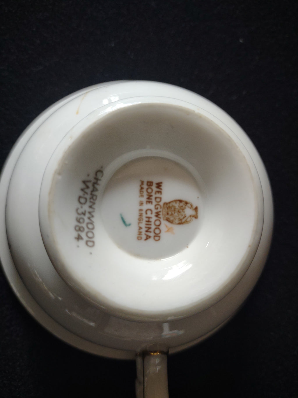 Vintage Wedgwood Charnwood Teacup Saucer Bone China England Pair [6288]