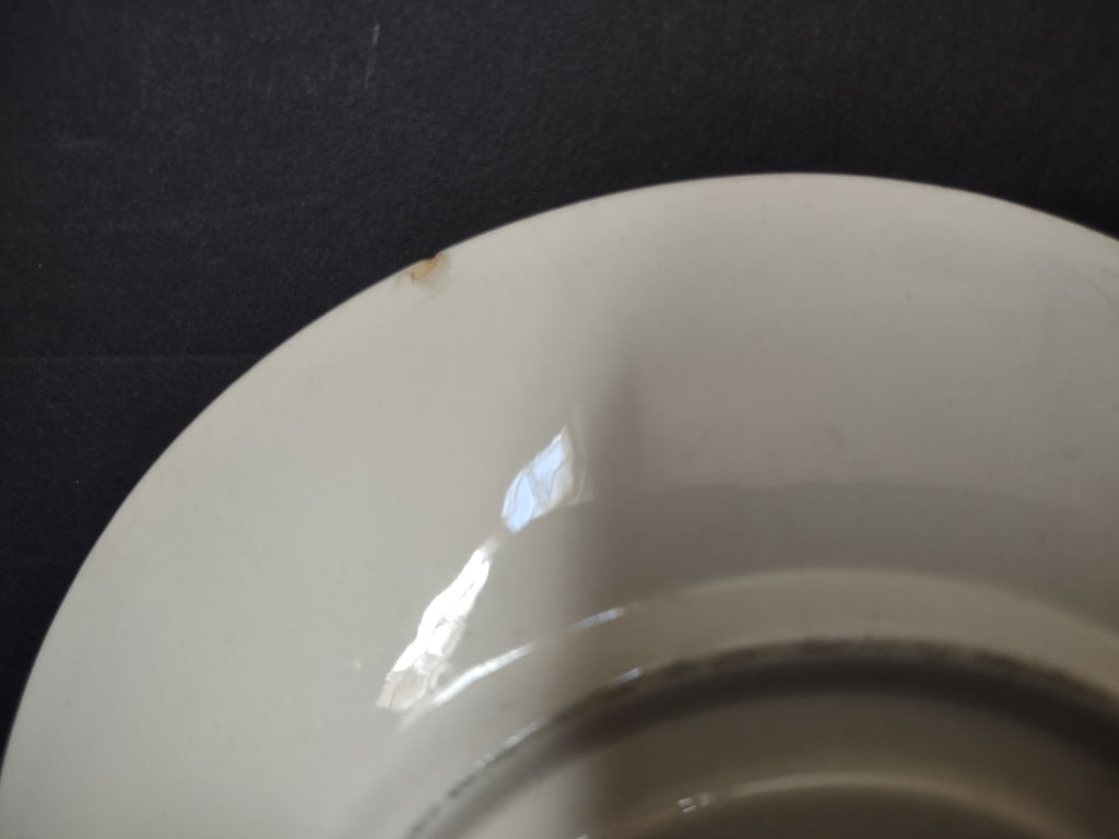 Vintage Wedgwood Edme Cream Ribbed Saucer Made in England [6313]