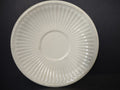 Vintage Wedgwood Edme White Ribbed Saucer England [6314]