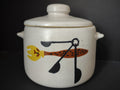 Vintage West Bend USA Stoneware Bean Pot Casserole Mid-Century [6350]