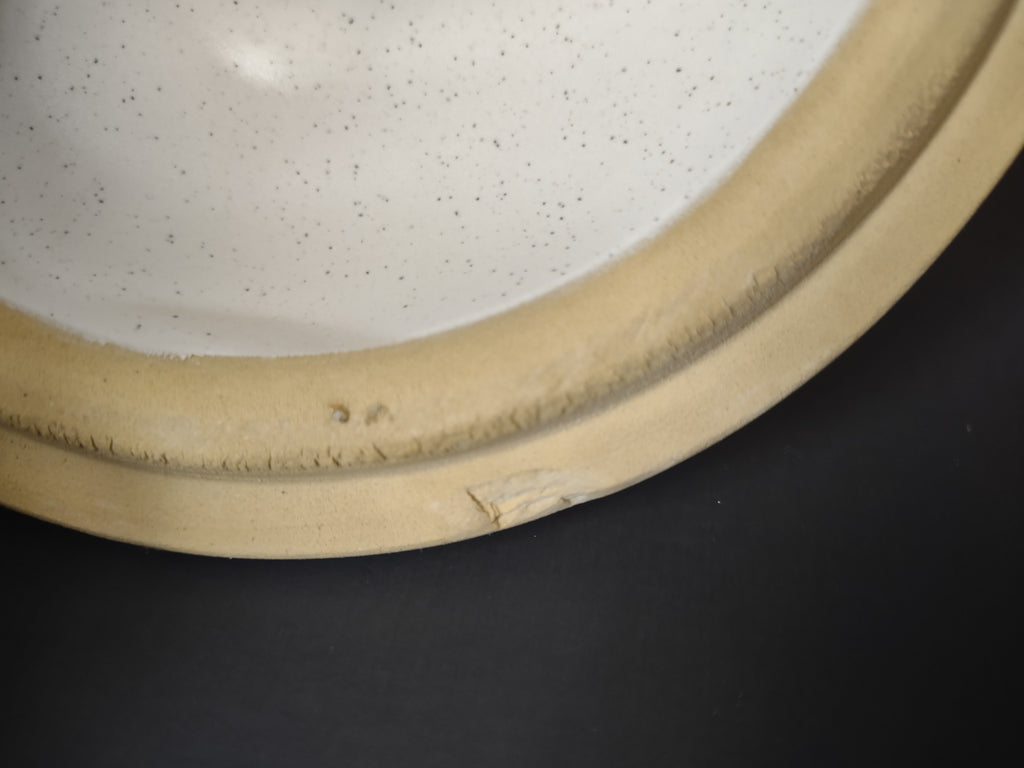 Vintage West Bend USA Stoneware Bean Pot Casserole Mid-Century [6350]