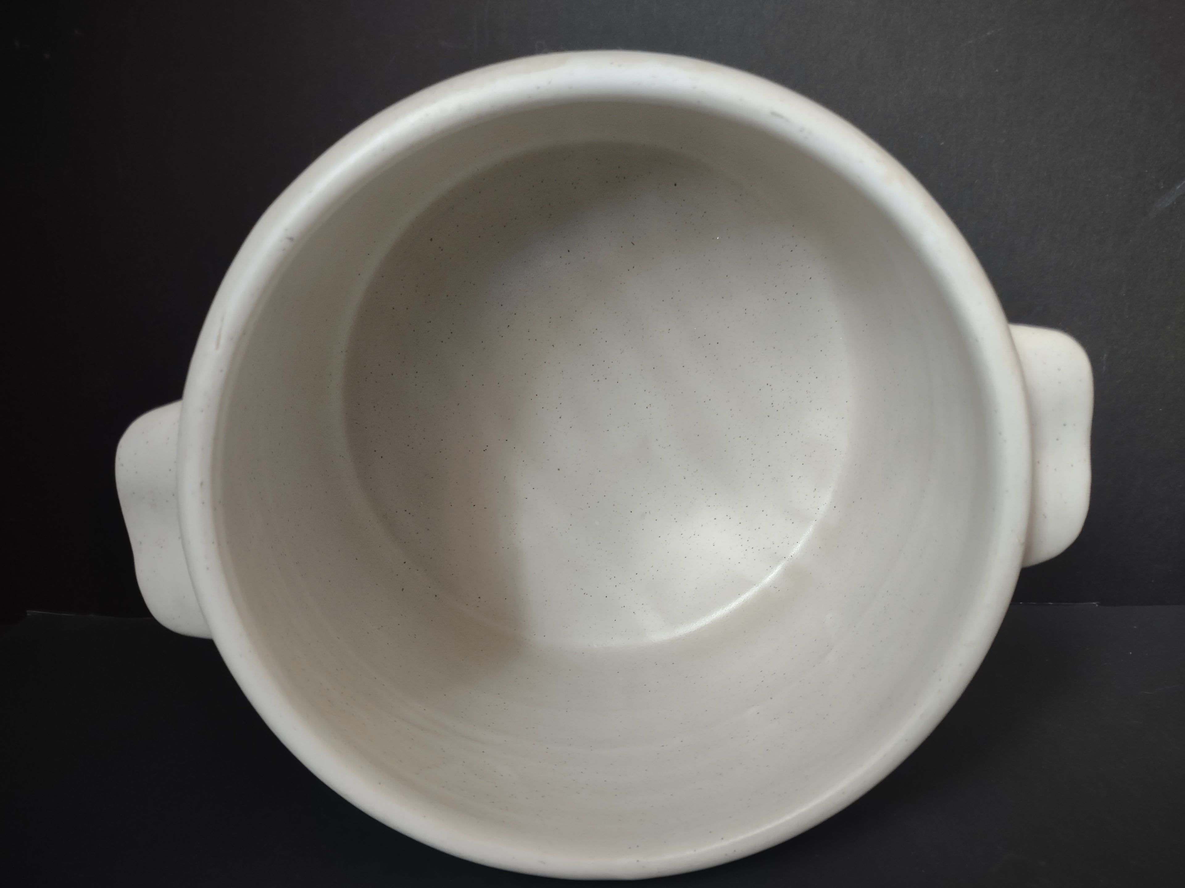 Vintage West Bend USA Stoneware Bean Pot Casserole Mid-Century [6350]