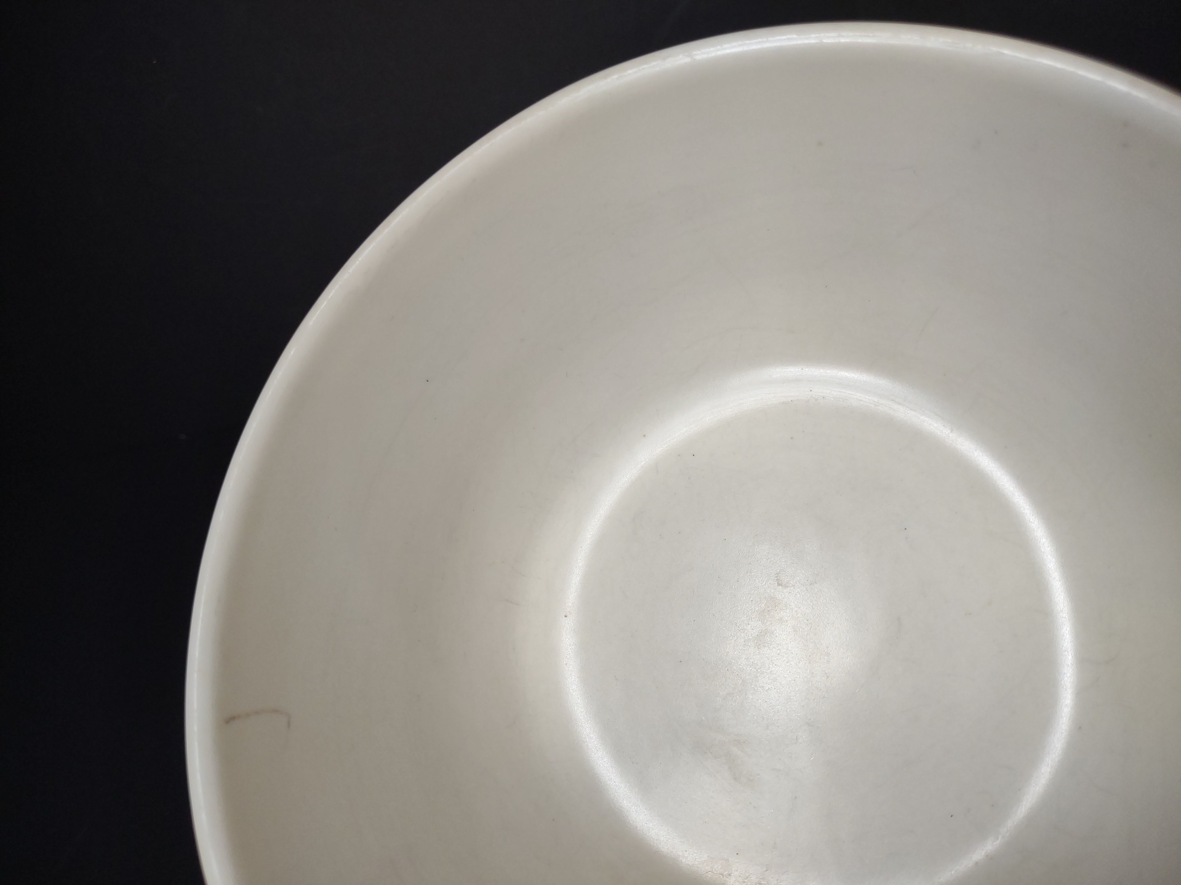 Vintage Pfaltzgraff Heirloom Cream Pink Rose Embossed Serving Bowl USA [6360]