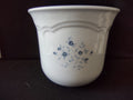 Vintage Pfaltzgraff Blue Rose 2.5 Qt Canister White Ceramic [6318]