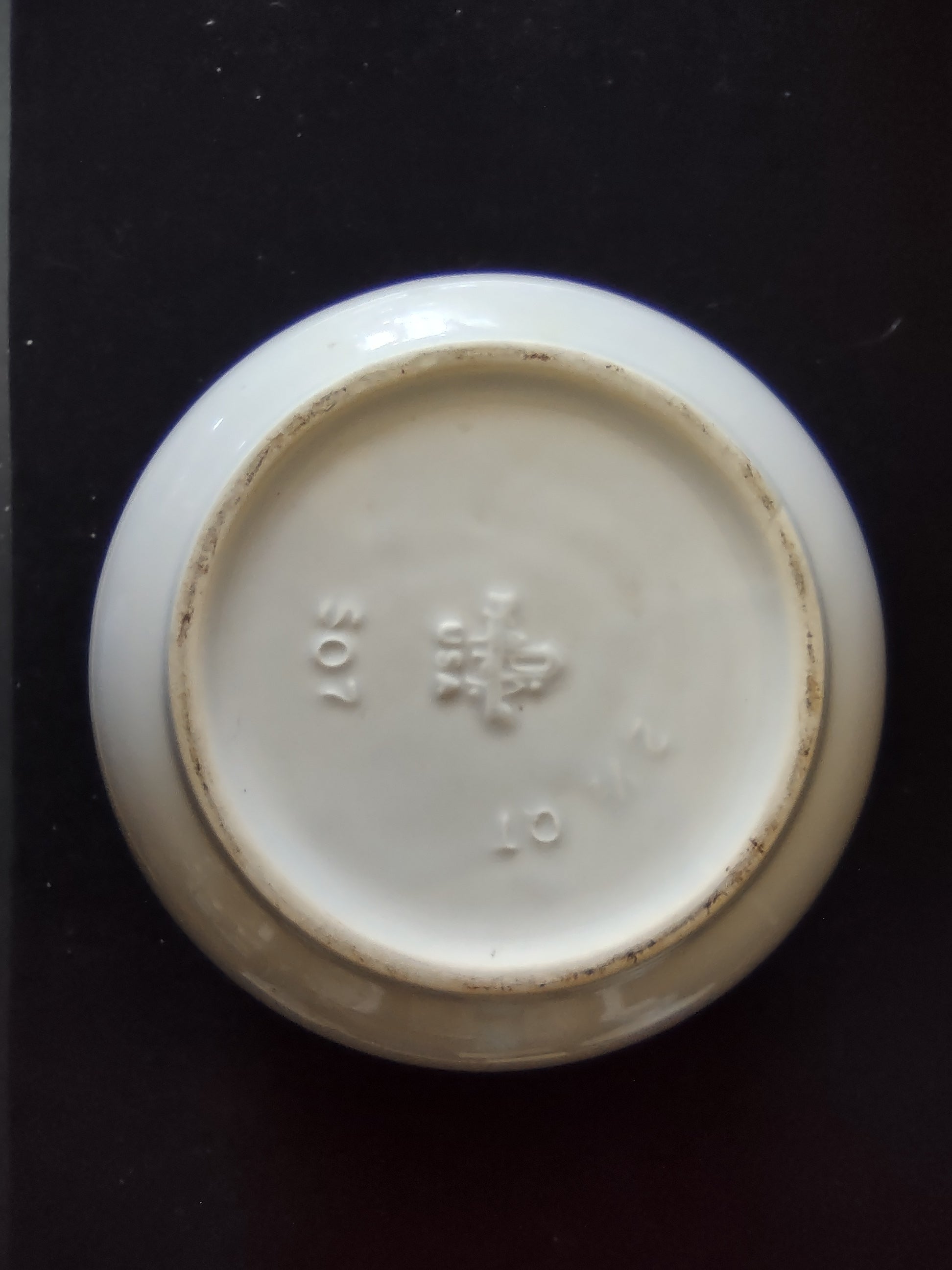 Vintage Pfaltzgraff Blue Rose 2.5 Qt Canister White Ceramic [6318]