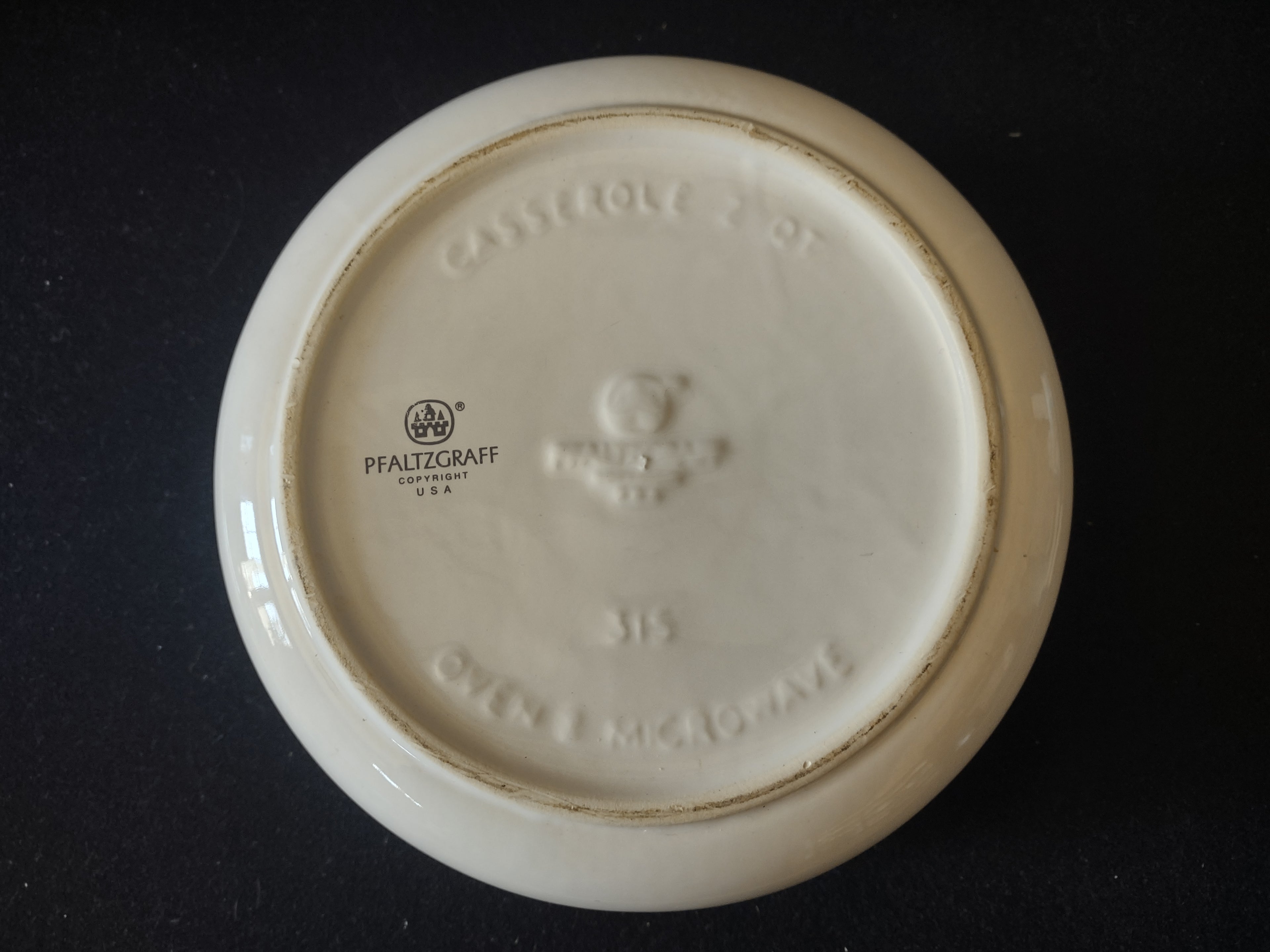 Vintage Pfaltzgraff Wyndham 2 Qt Casserole Stoneware NO LID Cottagecore [6320]