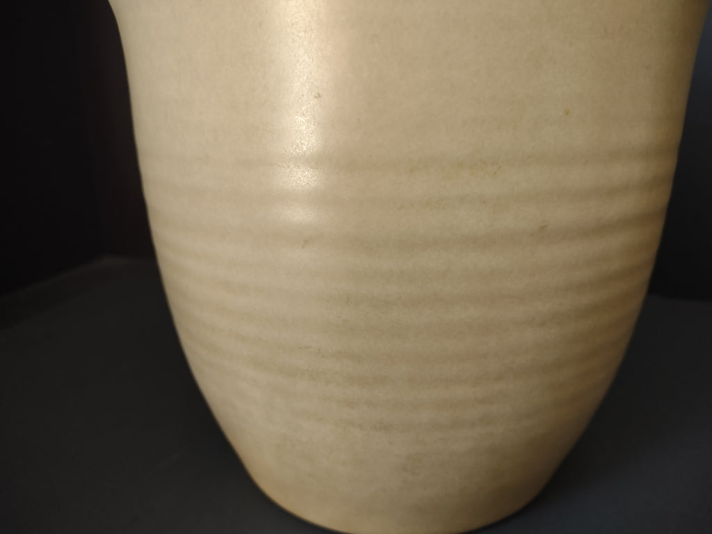 Vintage Pfaltzgraff Village Blue Floral Stoneware 3 Qt Canister w/Lid [6364]