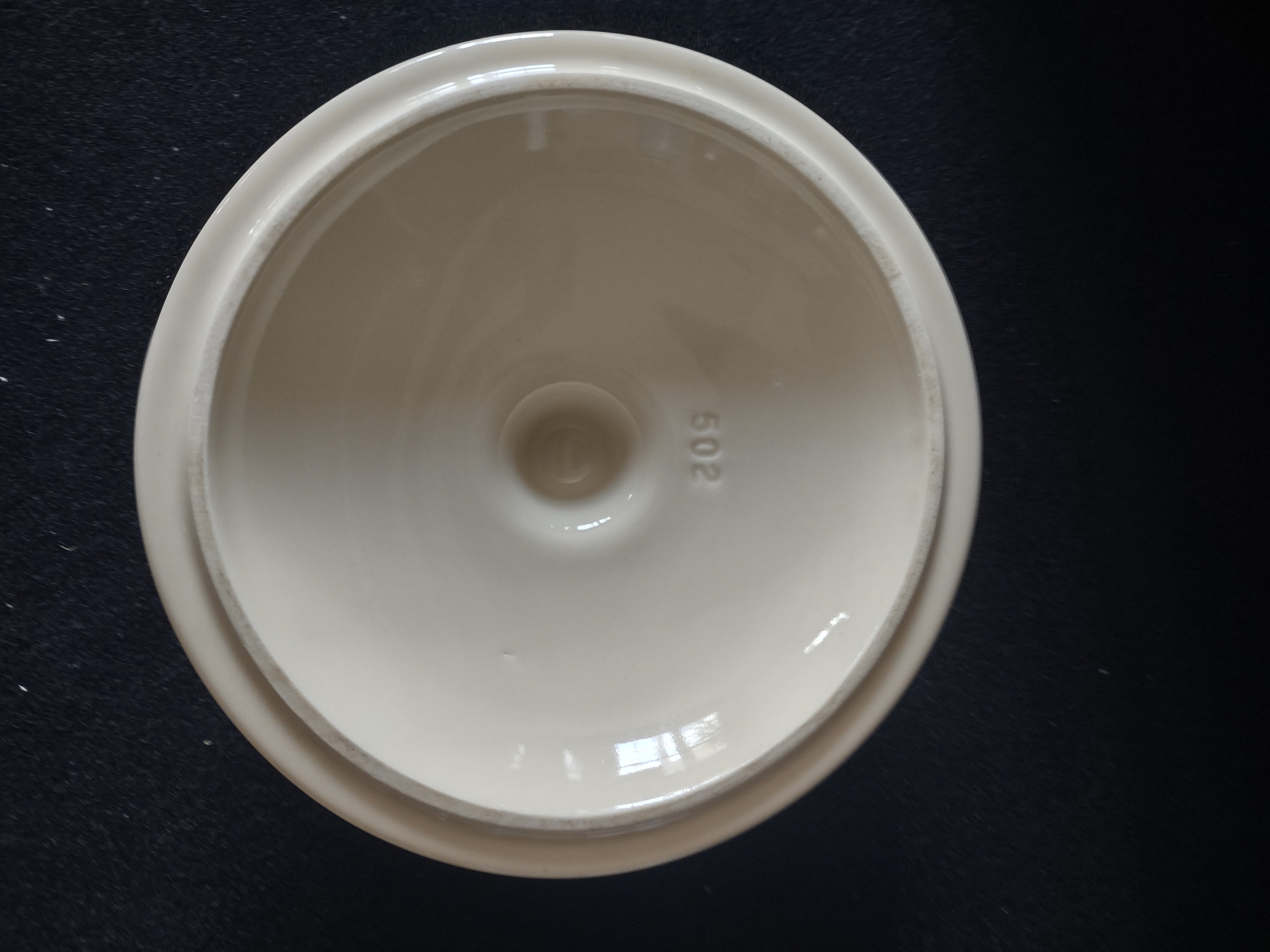 Vintage Pfaltzgraff Garden Party Cookie Jar W/Lid Stoneware Cottagecore [6325]