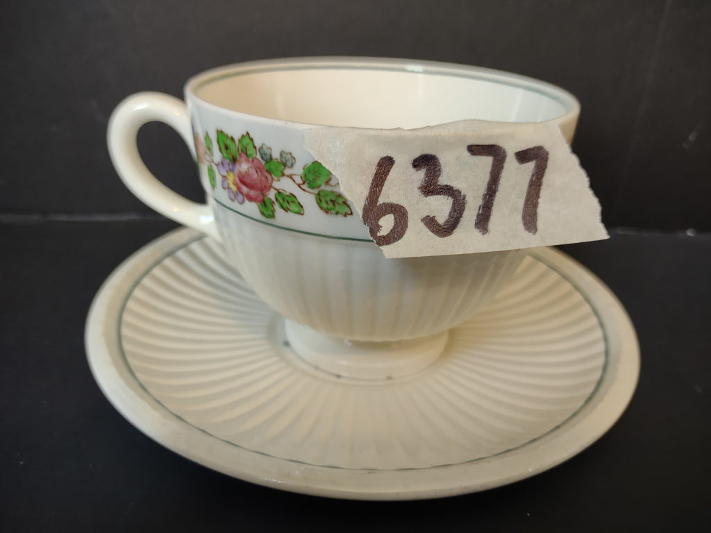 Vintage Wedgwood Belmar Barlaston England Cup Saucer Set [6377]