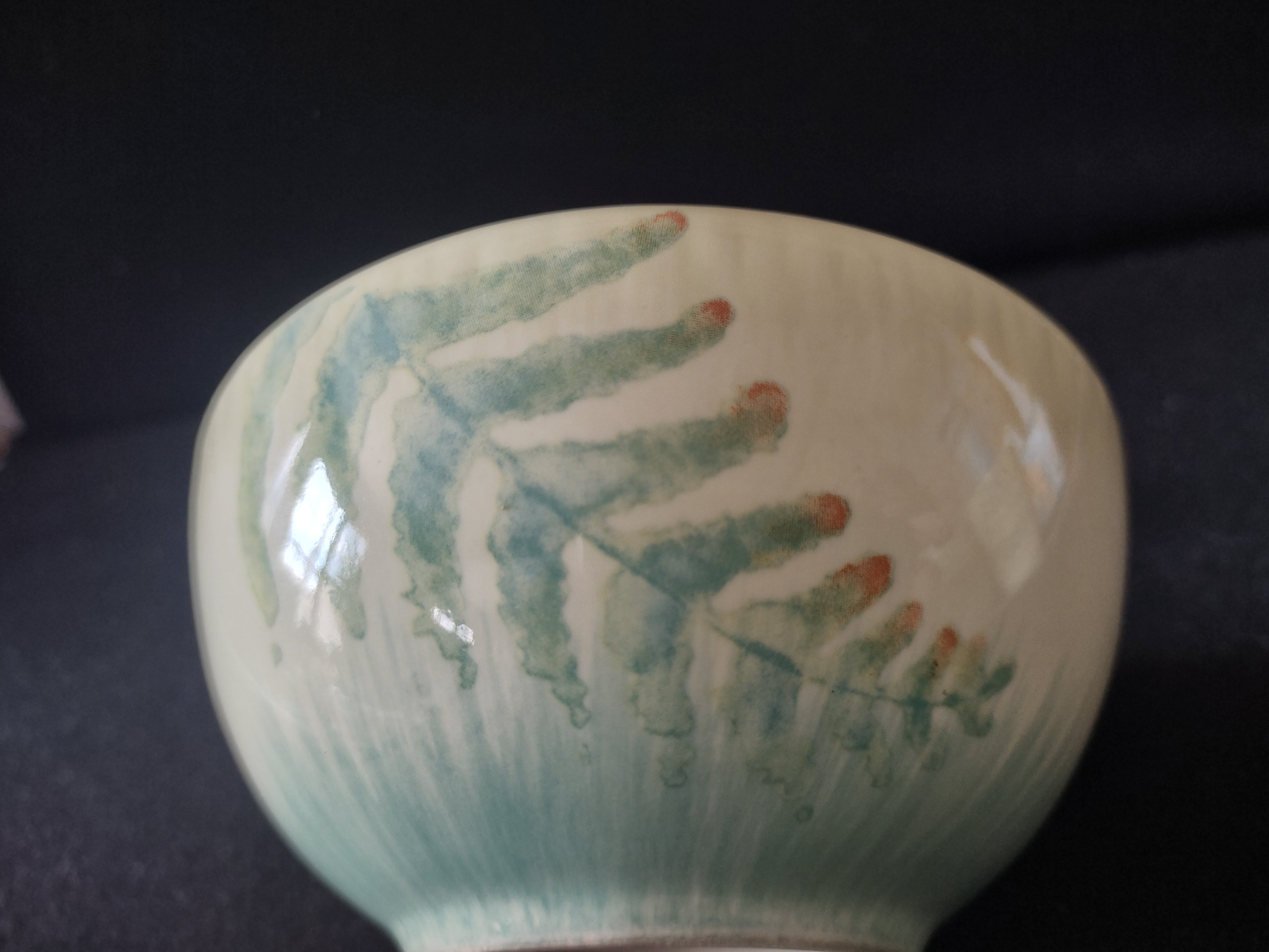 Vintage Pfaltzgraff Garden of Eden Small Bowls Celadon Green Set of 4 [6332]