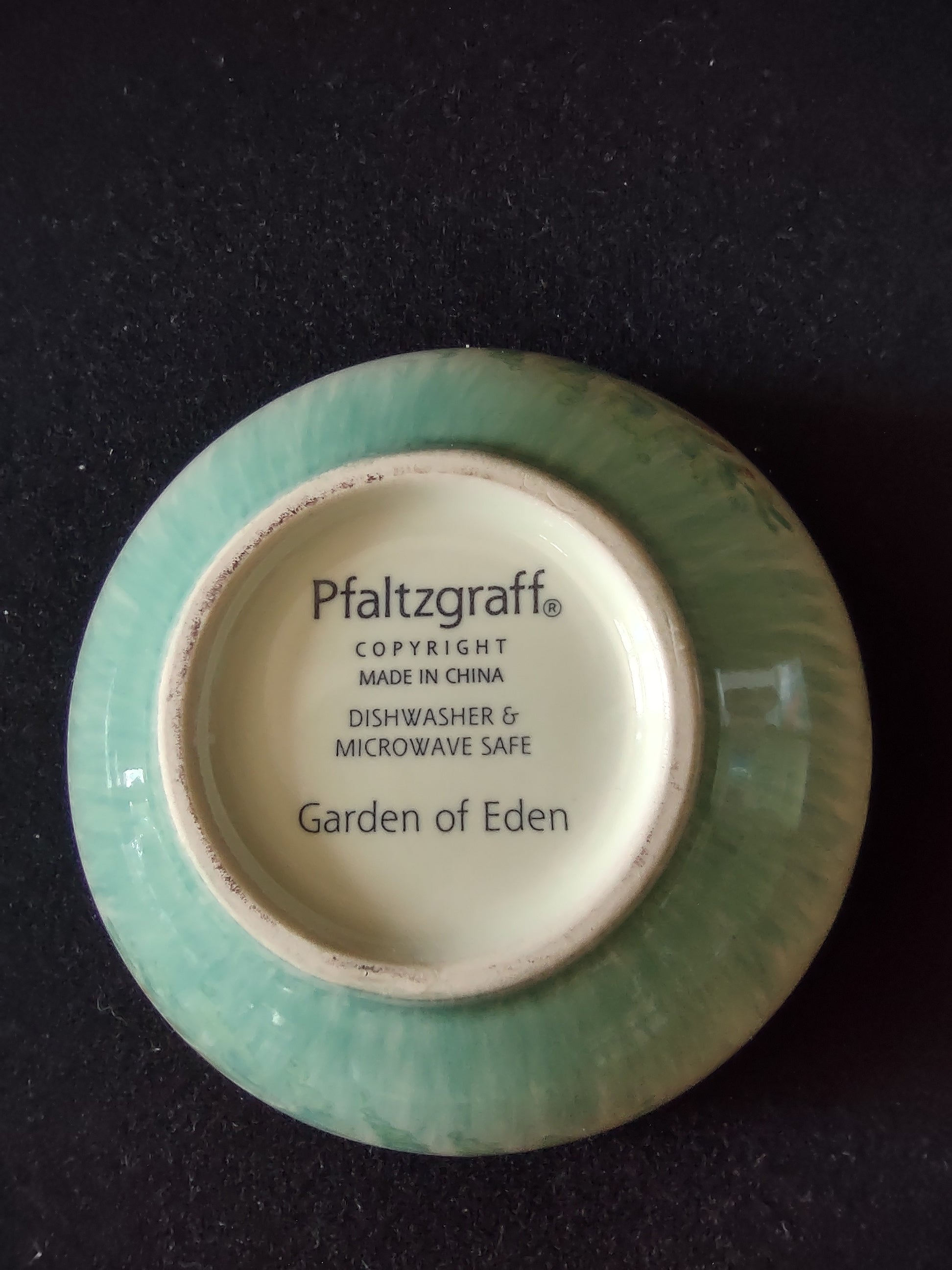 Vintage Pfaltzgraff Garden of Eden Small Bowls Celadon Green Set of 4 [6332]