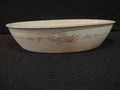 Vintage Pfaltzgraff Remembrance Oval Vegetable Dish Cream Pink [6333]