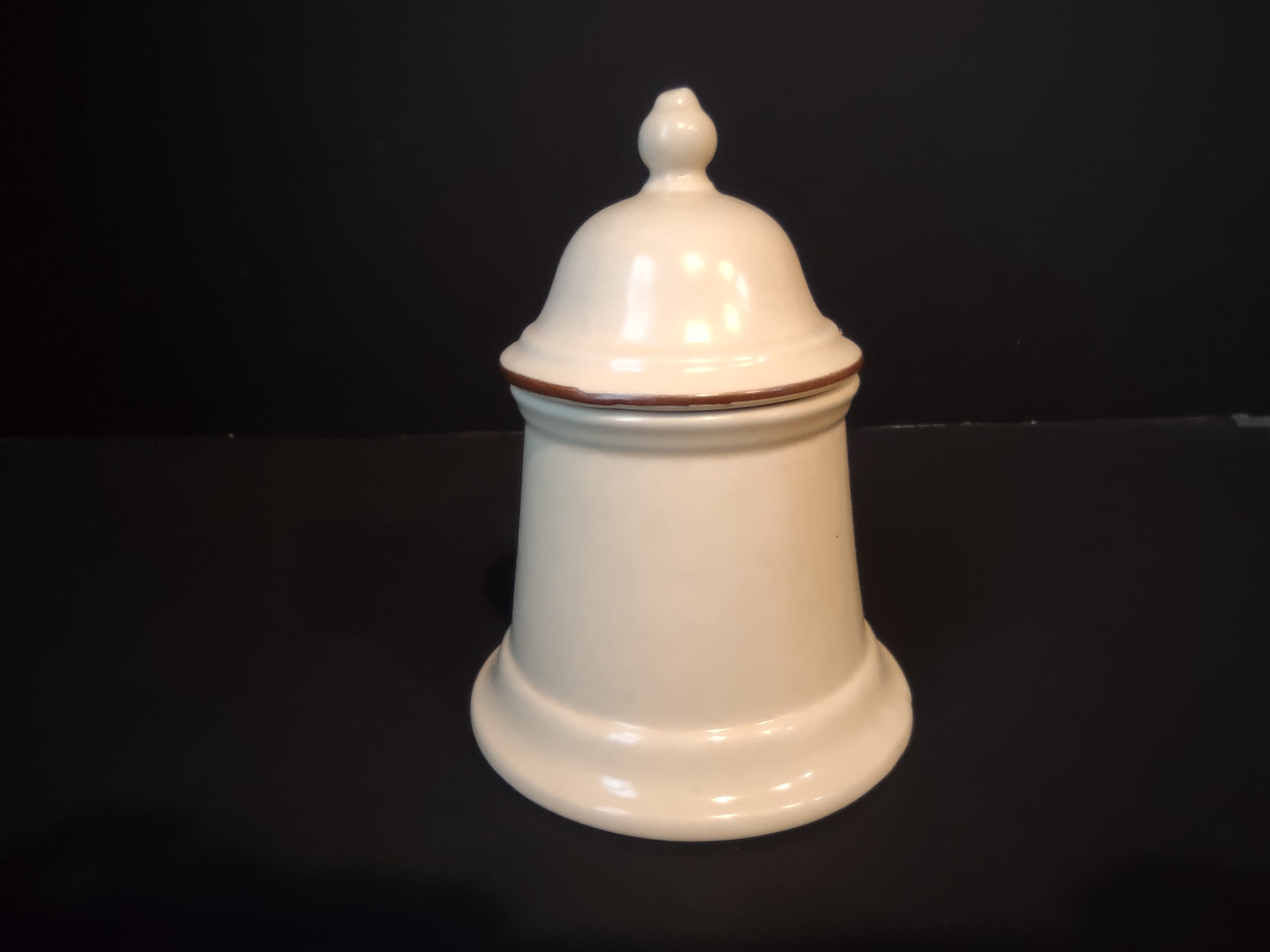Vintage Pfaltzgraff Village Sugar Bowl Creamer Set Cream & Brown [6379]