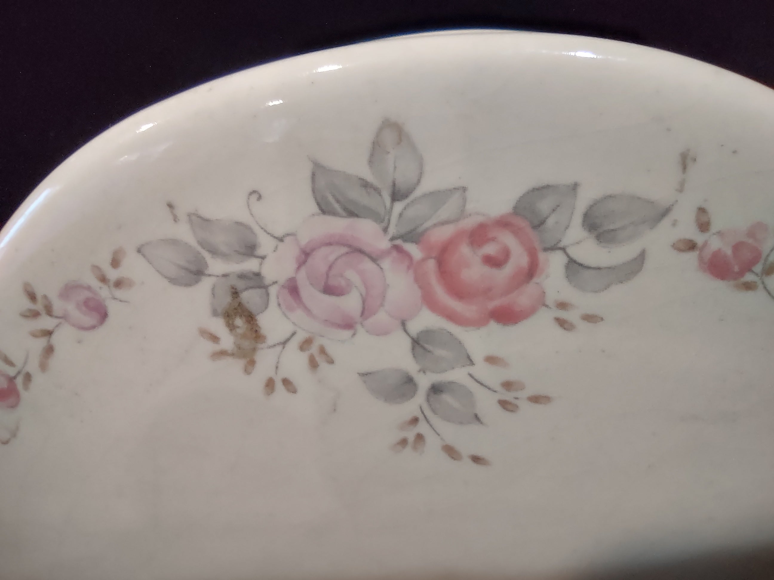 Vintage Pfaltzgraff Trousseau Napkin Holder Ceramic Cottagecore [6334]