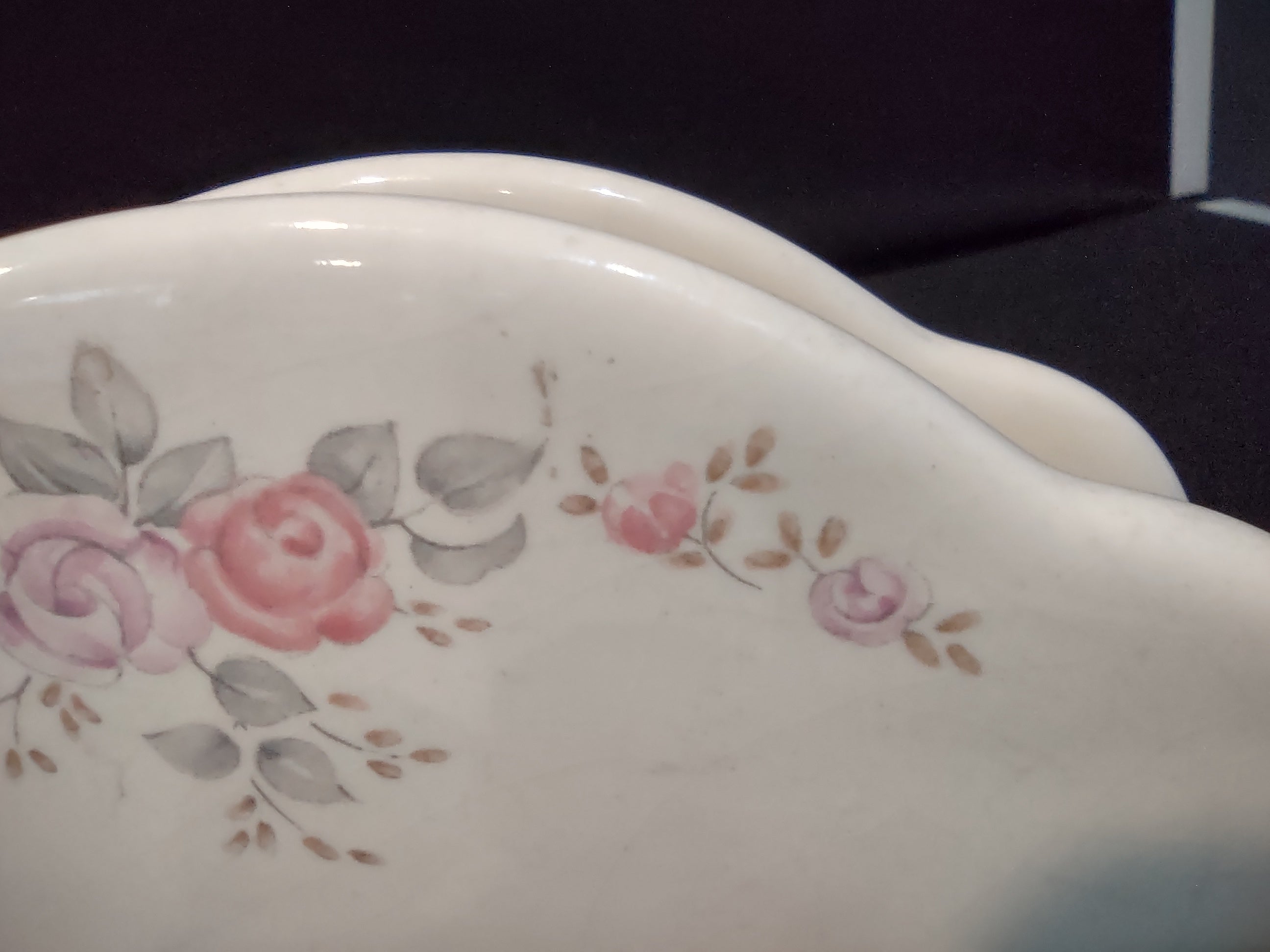 Vintage Pfaltzgraff Trousseau Napkin Holder Ceramic Cottagecore [6334]
