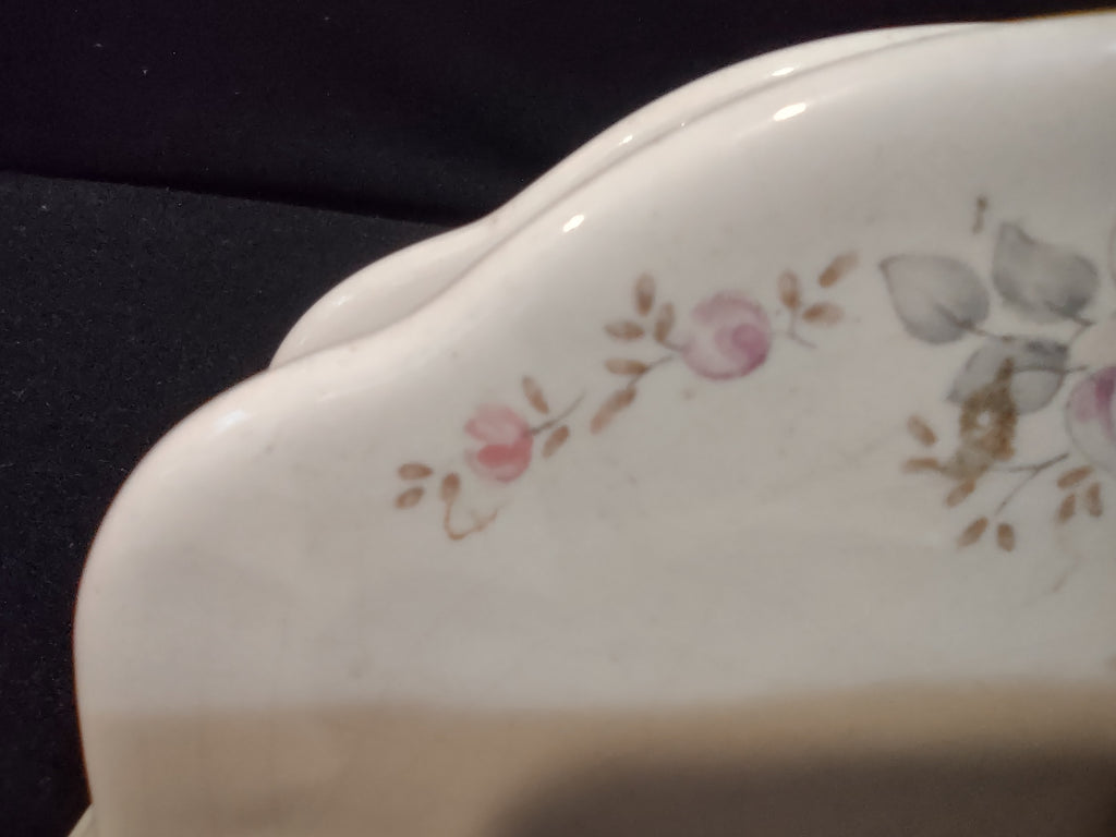Vintage Pfaltzgraff Trousseau Napkin Holder Ceramic Cottagecore [6334]