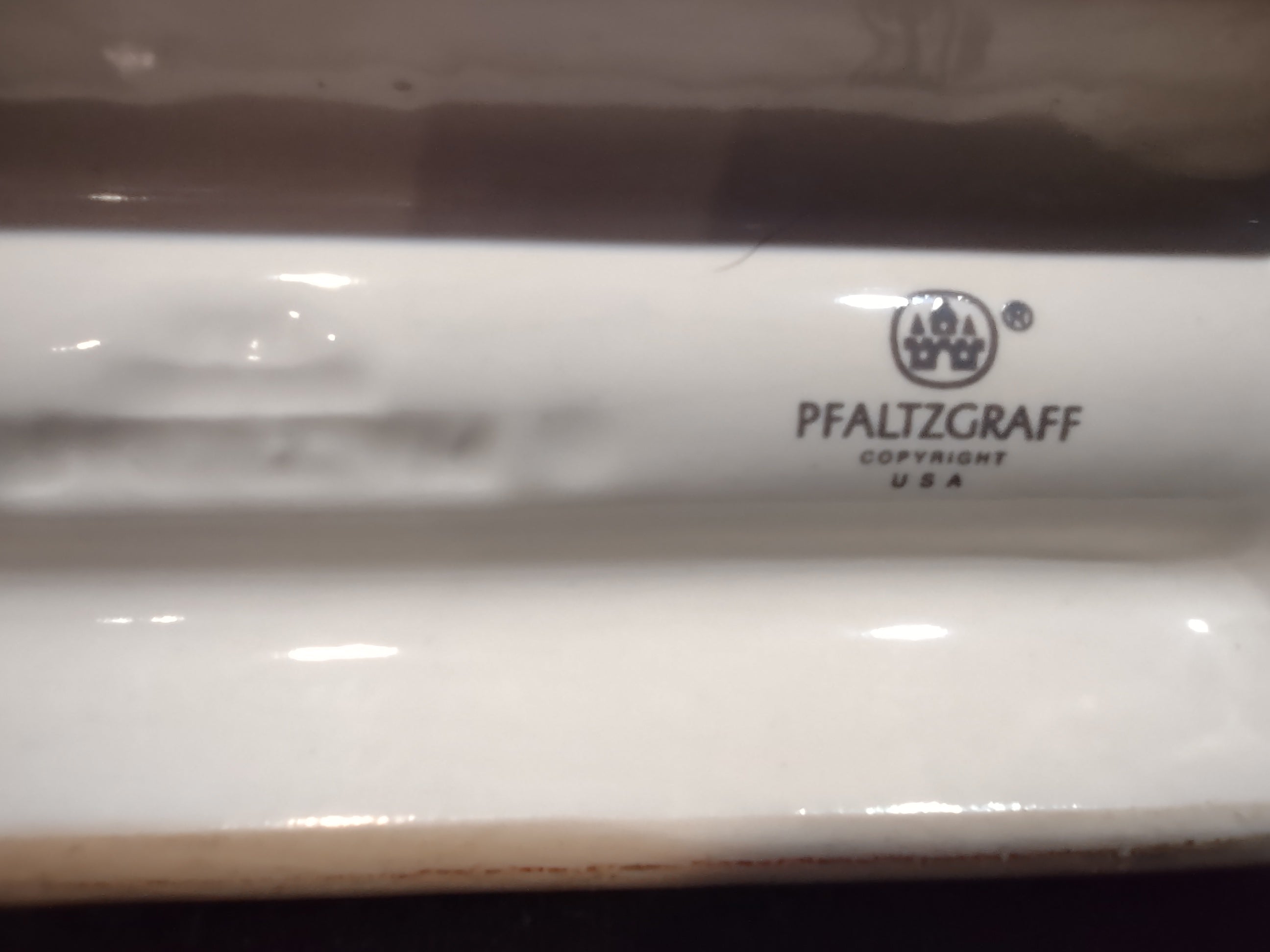 Vintage Pfaltzgraff Trousseau Napkin Holder Ceramic Cottagecore [6334]