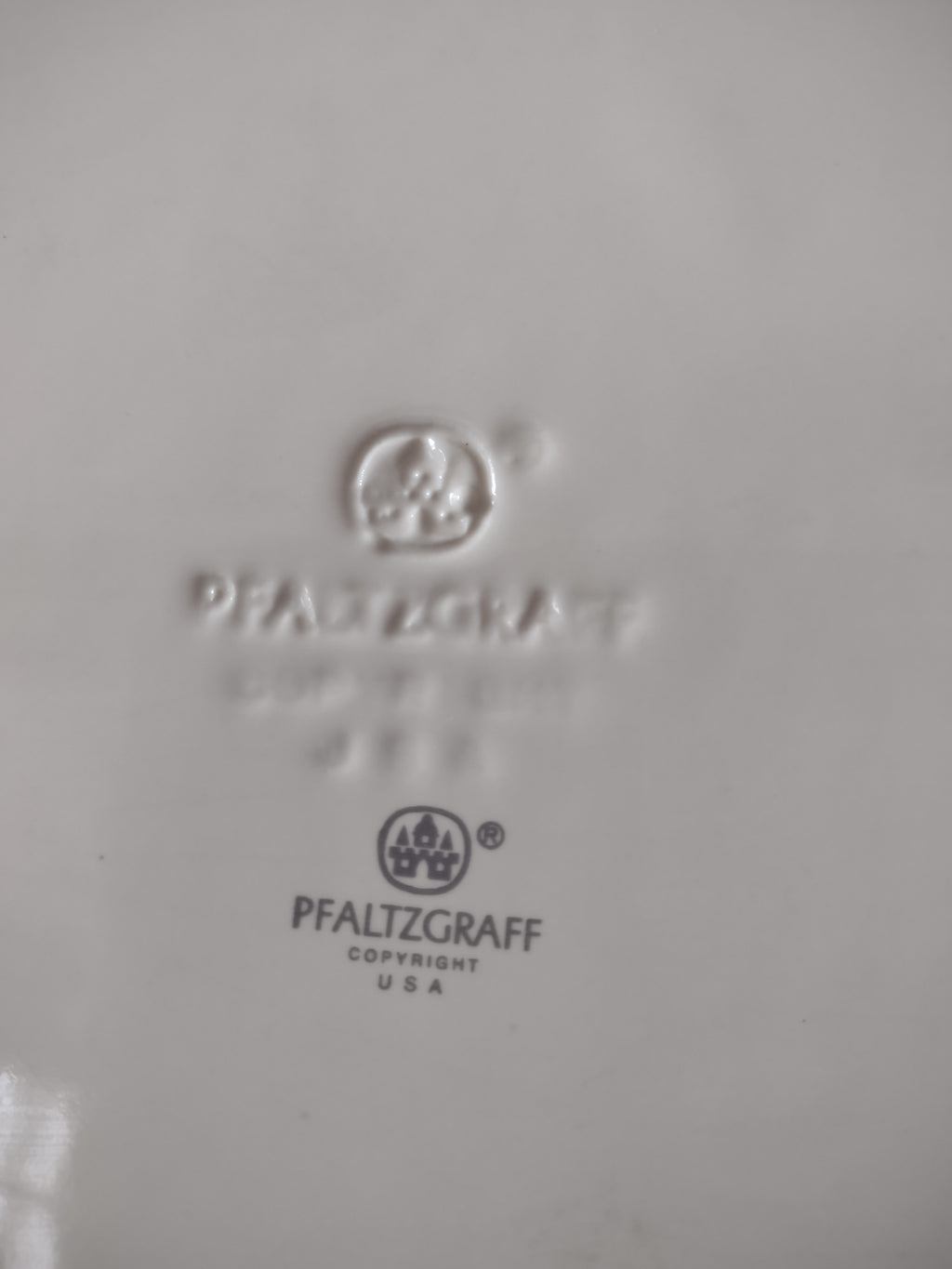 Vintage Pfaltzgraff Trousseau Oval Serving Platter Pink Roses Cream [6383]
