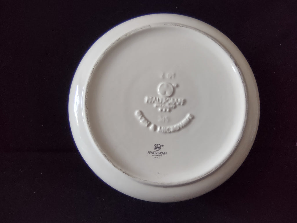 Vintage Pfaltzgraff Trousseau Pink Rose Casserole Bowl w/Lid [6384]