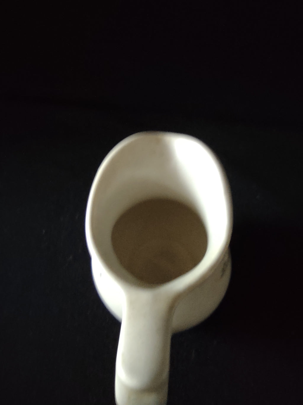 Vintage Pfaltzgraff Heirloom Cream Pitcher Creamer Gray Floral USA [6385]