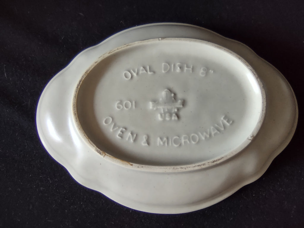 Vintage Pfaltzgraff Heirloom Gravy Boat with Underplate Gray Floral [6386]