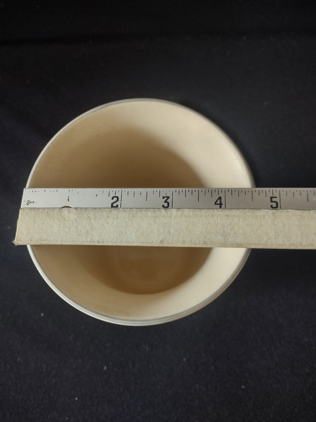 Vintage Pfaltzgraff Remembrance Utensil Holder Vase Cream Pink Rose Gray Leaf [6387]