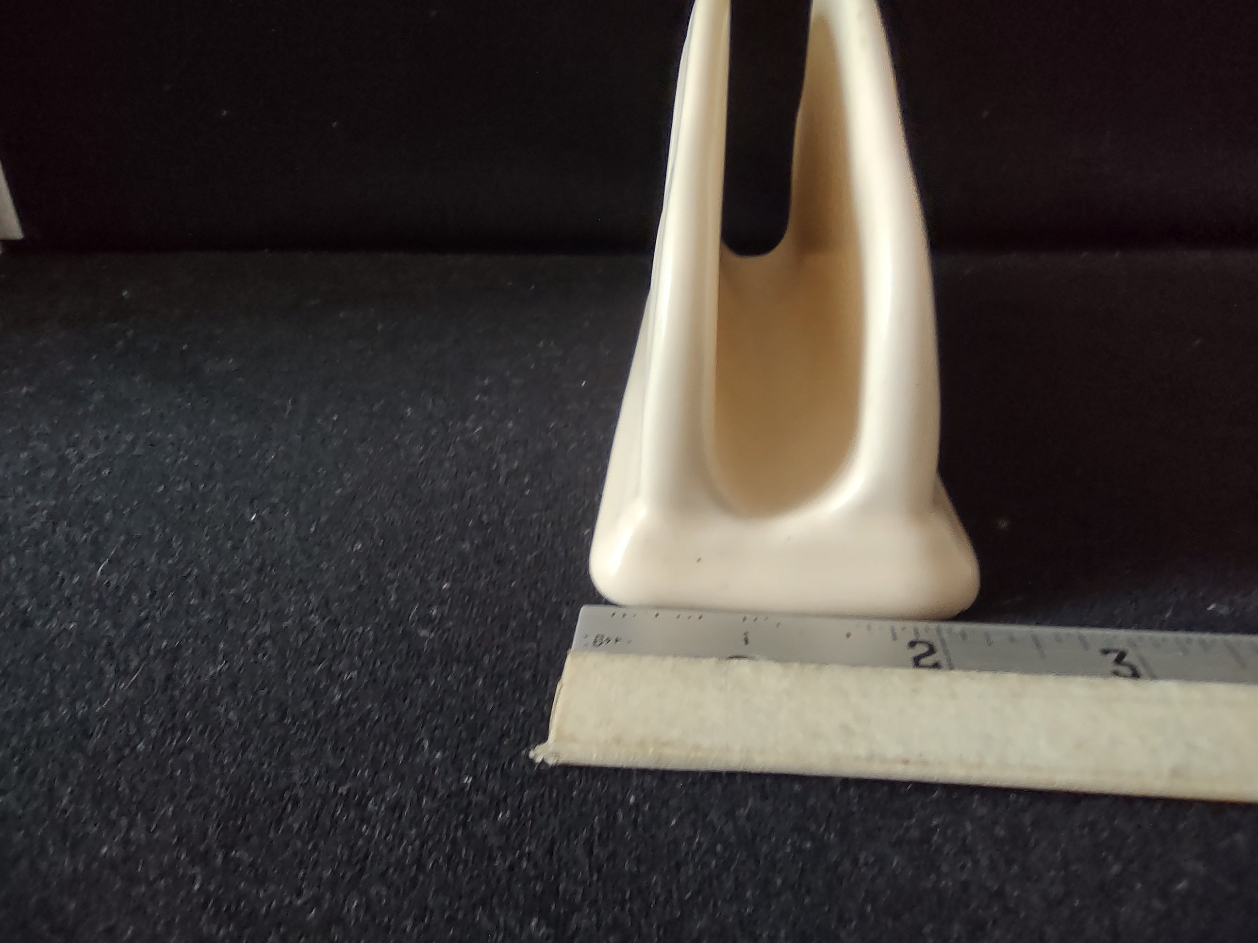 Vintage Pfaltzgraff Remembrance Napkin Holder Letter Holder Cream Floral [6390]